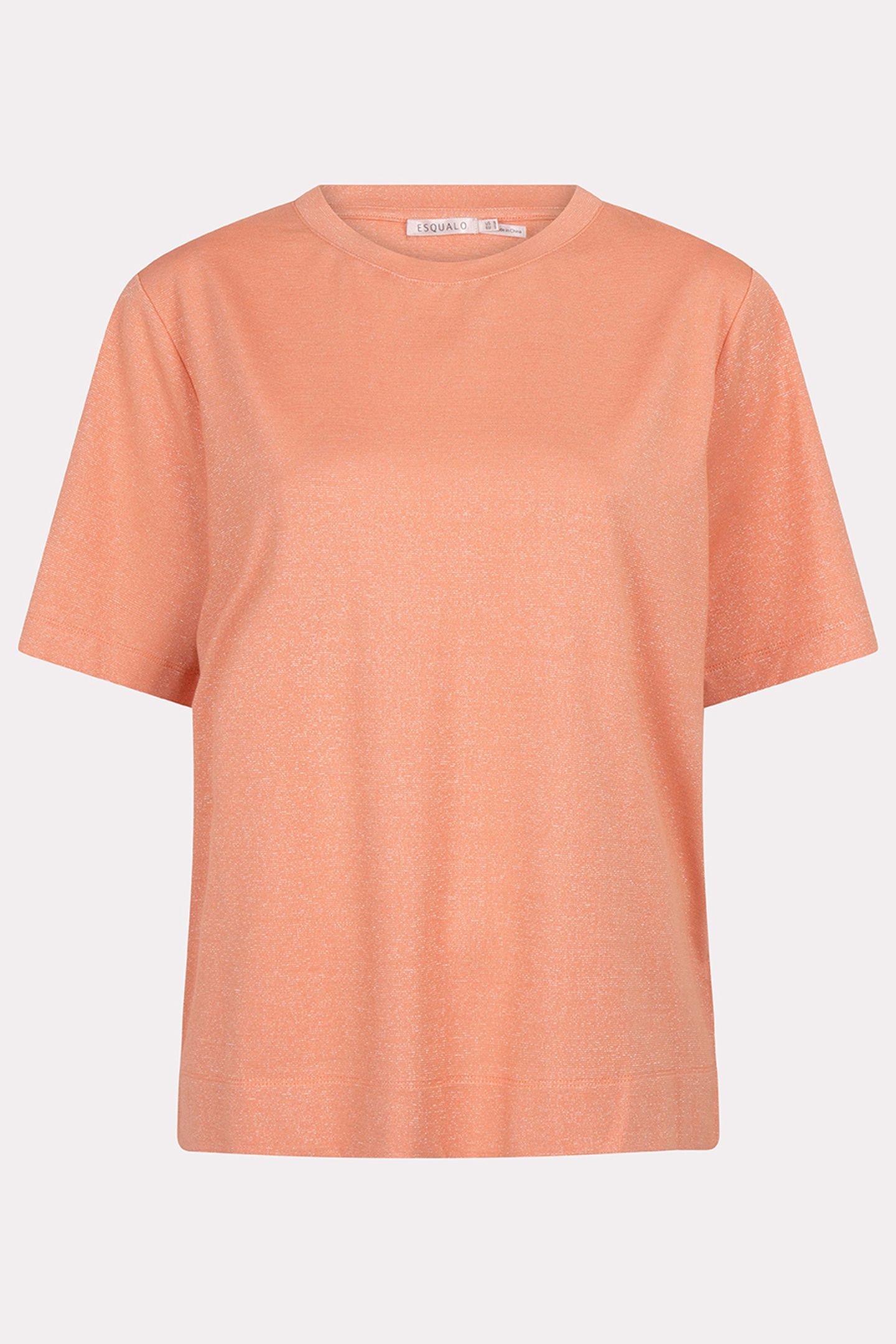 T-SHIRT S/SLVE WIDE FIT LUREX APRICOT 5