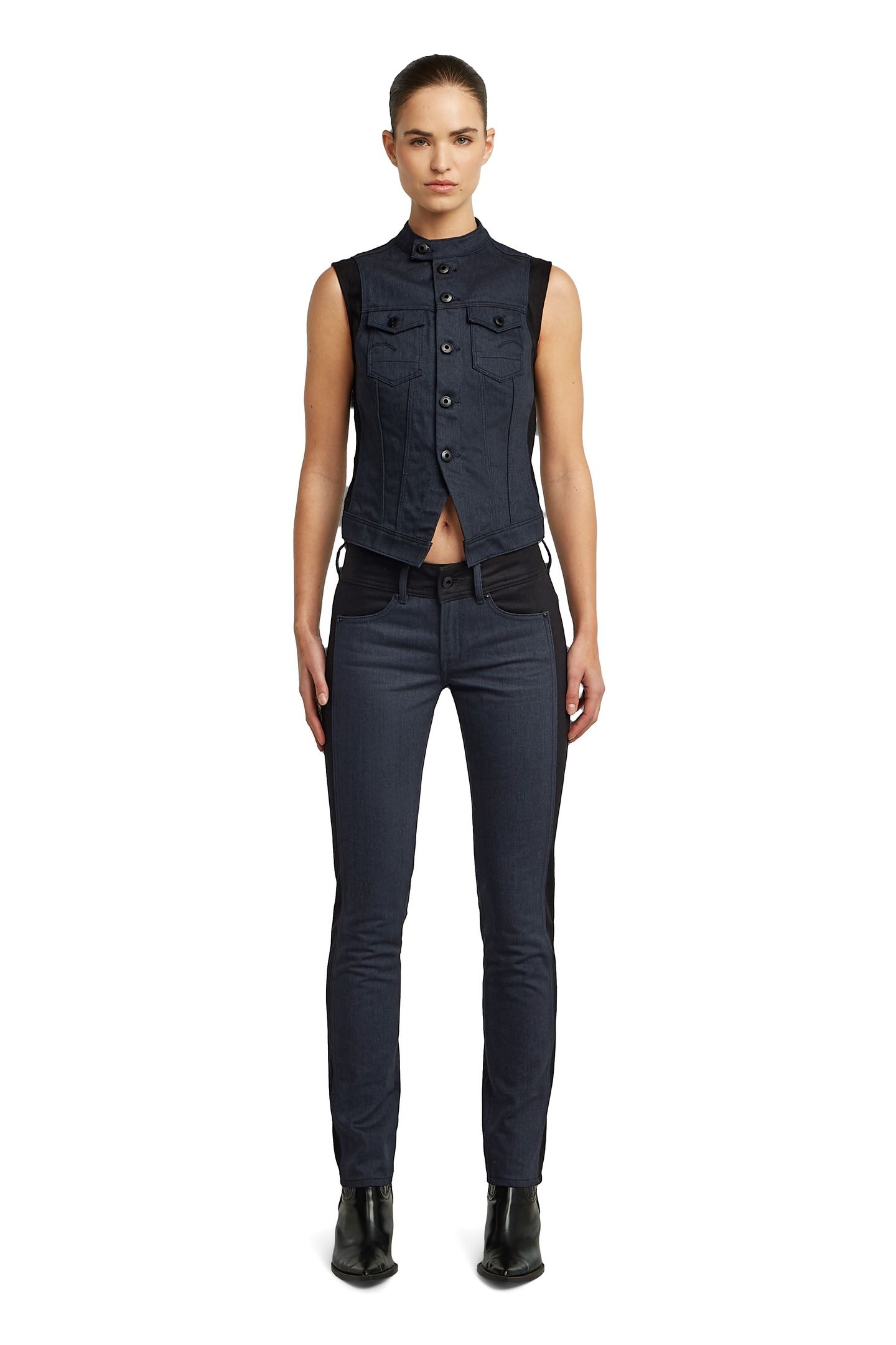 MIDGE SLIM STRAIGHT PM RAW DENIM 1