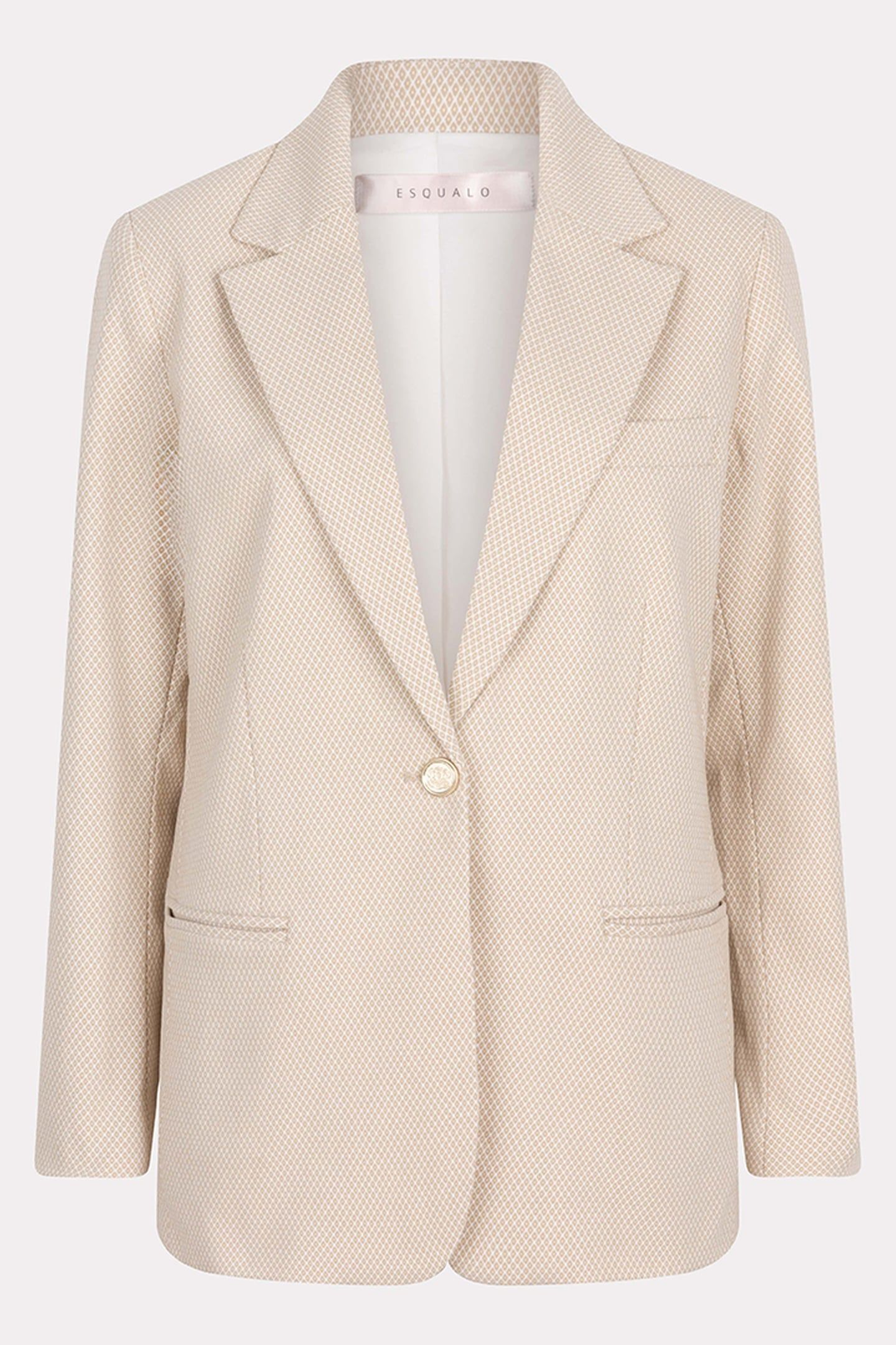 BLAZER JACQUARD SQUARE SAND 6