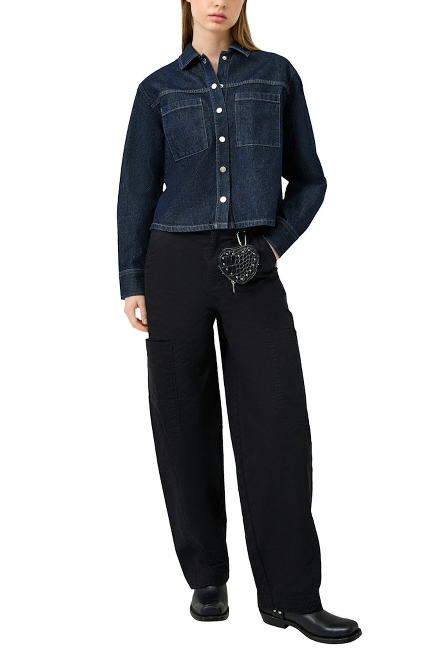 S.OLIVER-QS BLOUSES BLUE DENIM 4