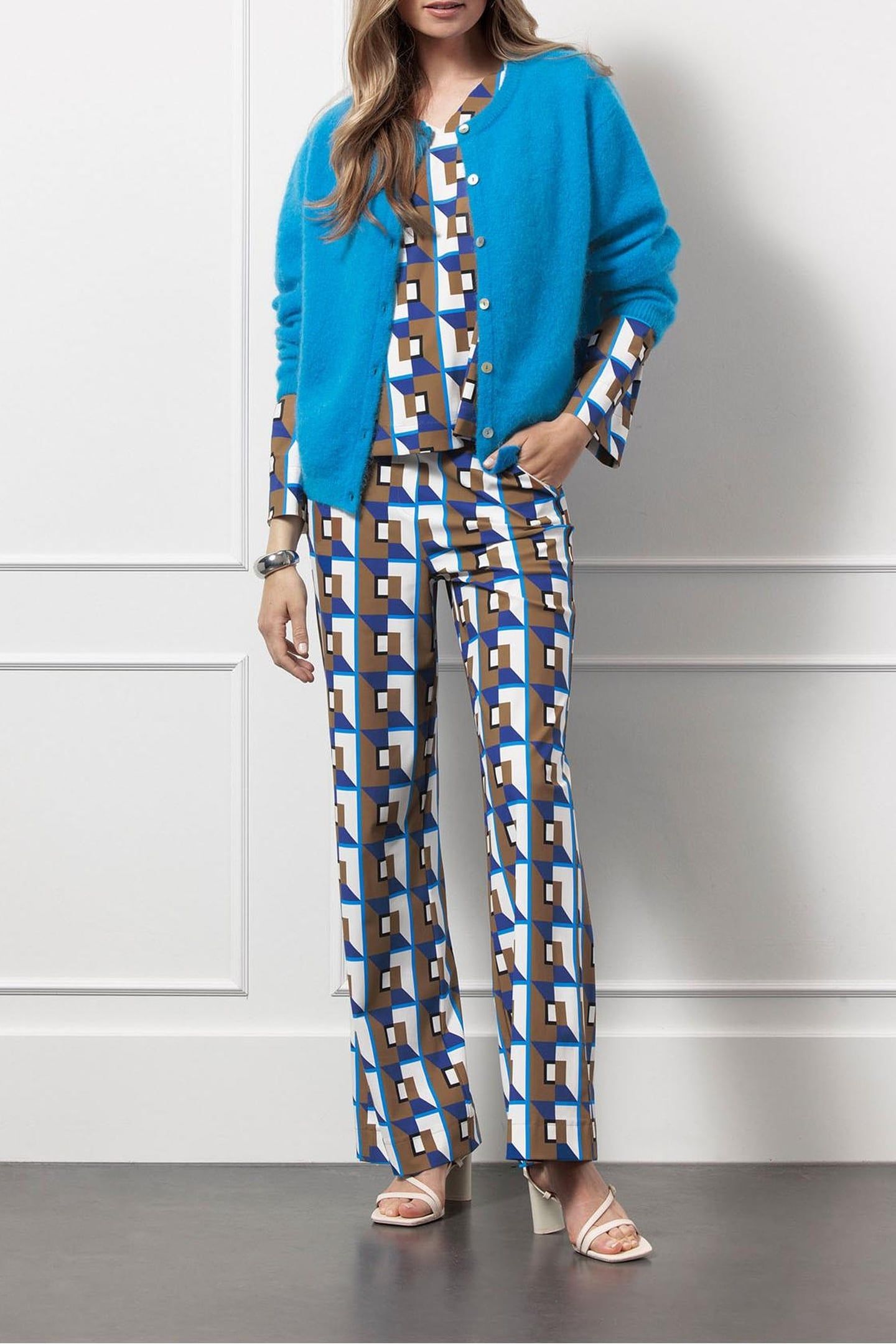 MARILON GRAPHIC TROUSERS MULTI COLOR 3