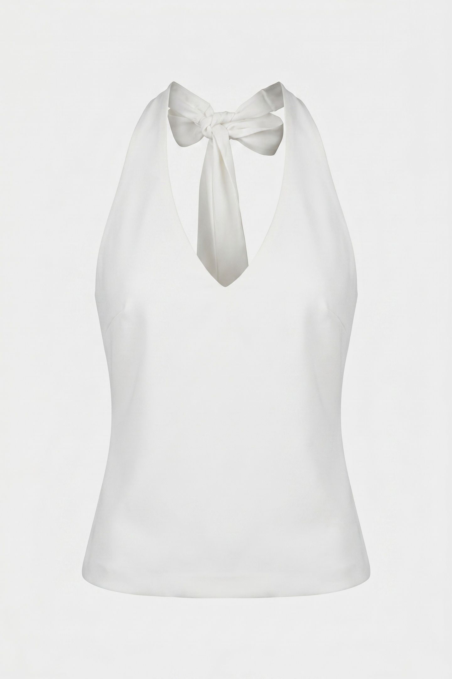 V-NECK TOP WHITE 6