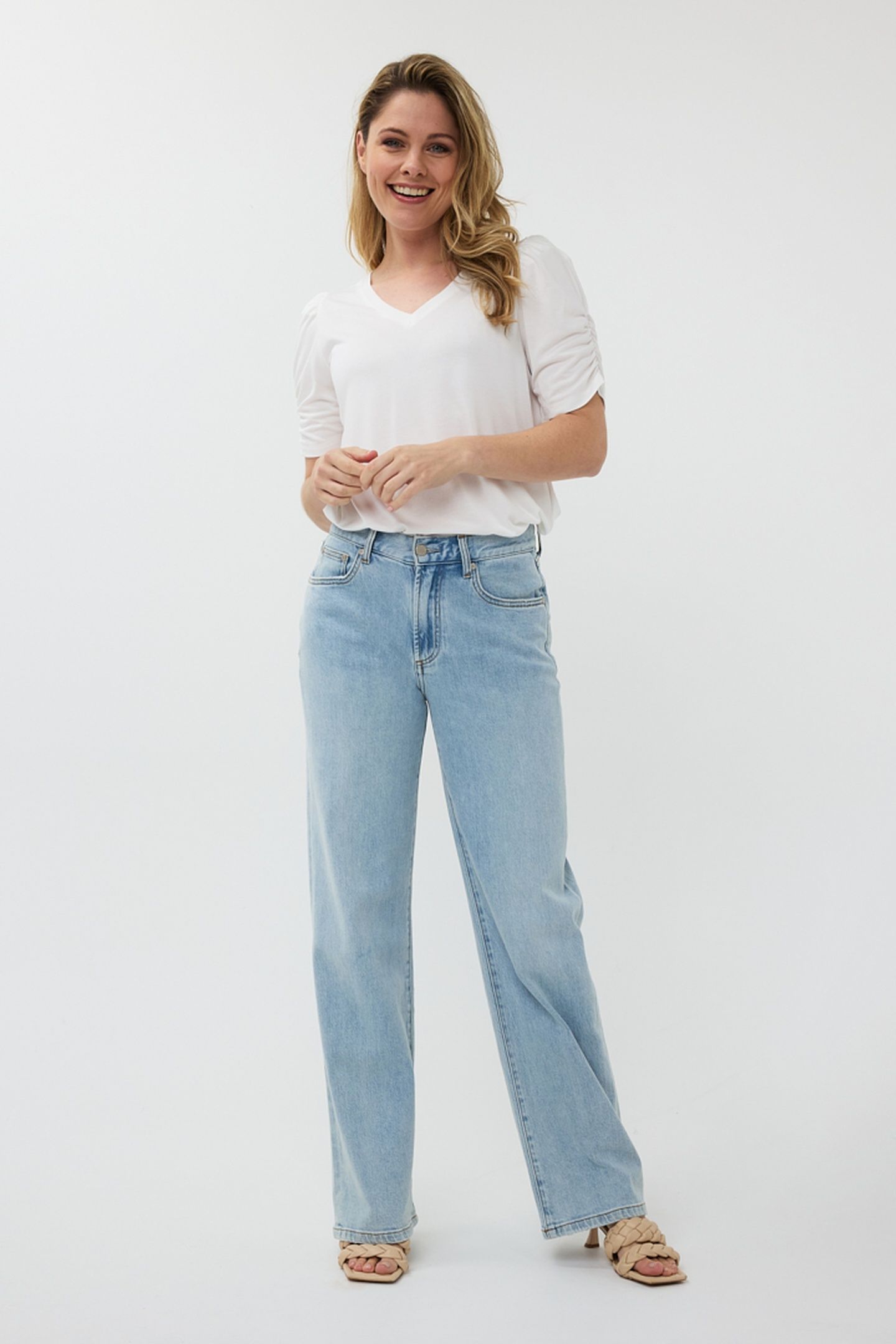 T-SHIRT PUFF SLVE MODAL OFF WHITE 1