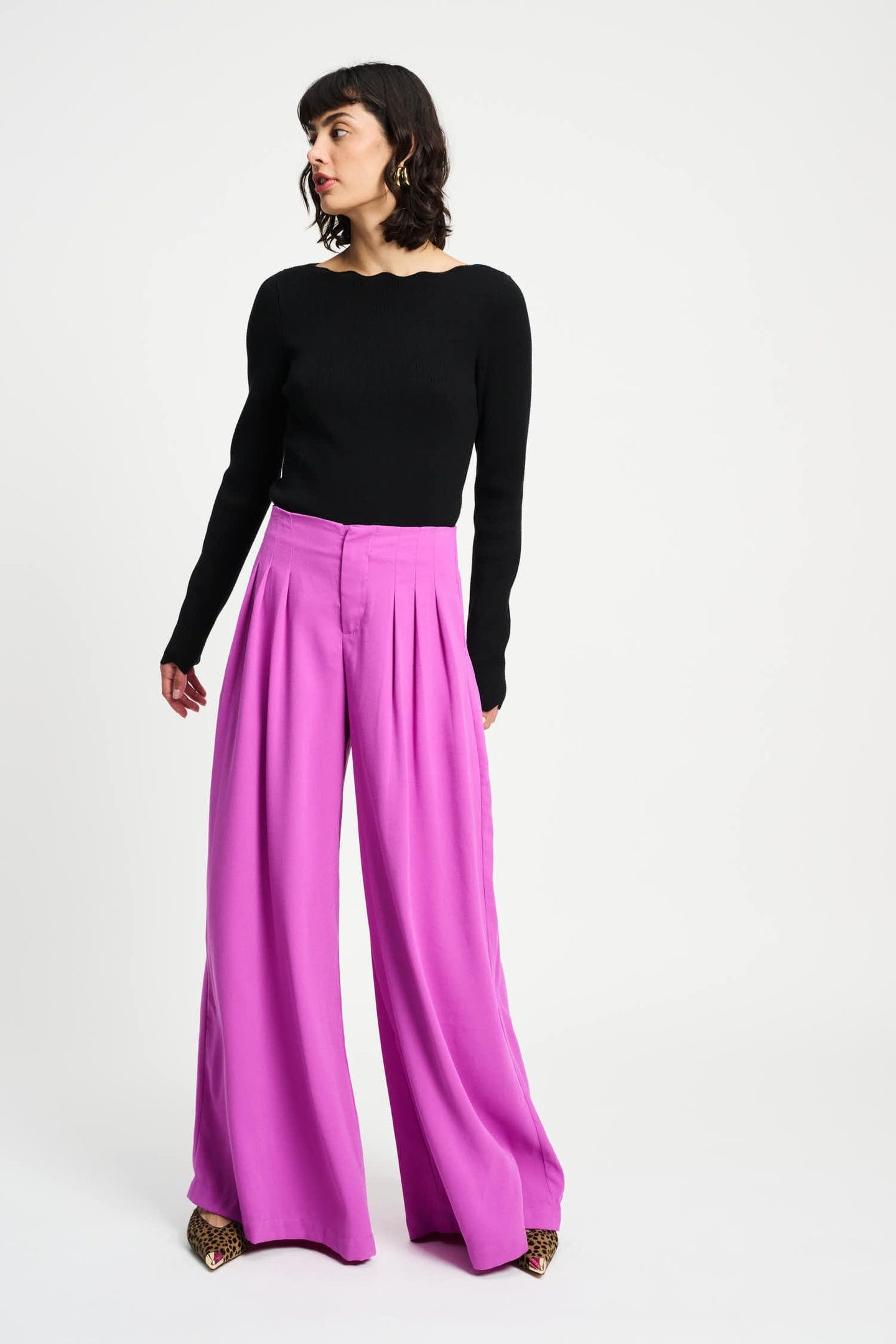 PANTS - WIDE LEG FROSTING PINK 2
