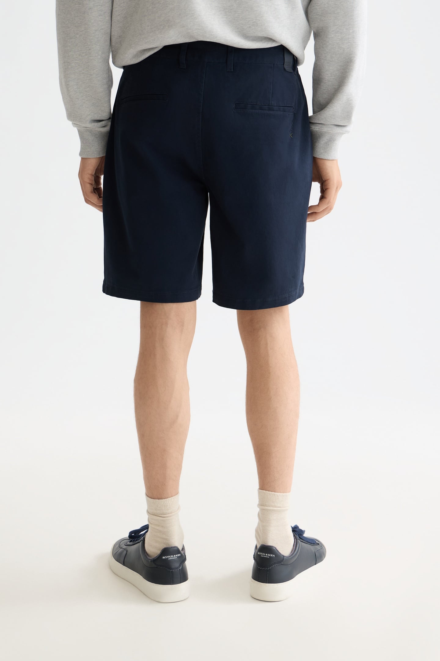 STUART COTTON-BLEND TWILL REGULAR-FIT SHORT NIGHT 3
