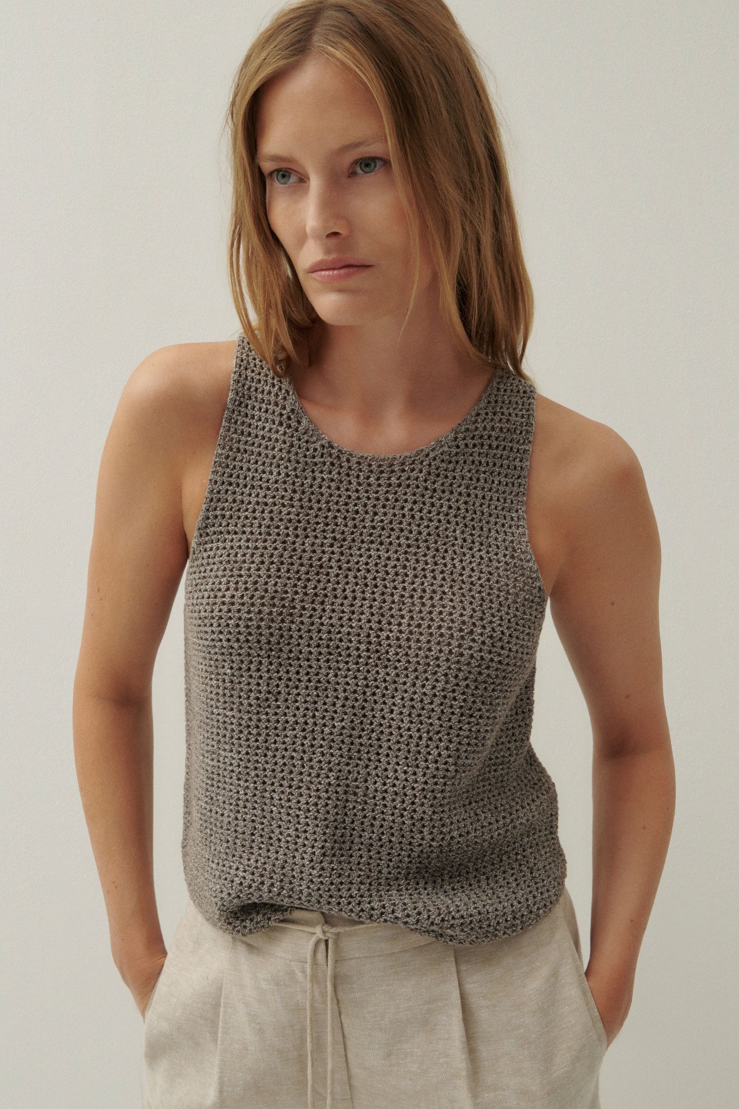 COMMA PULLOVER BROWN 4