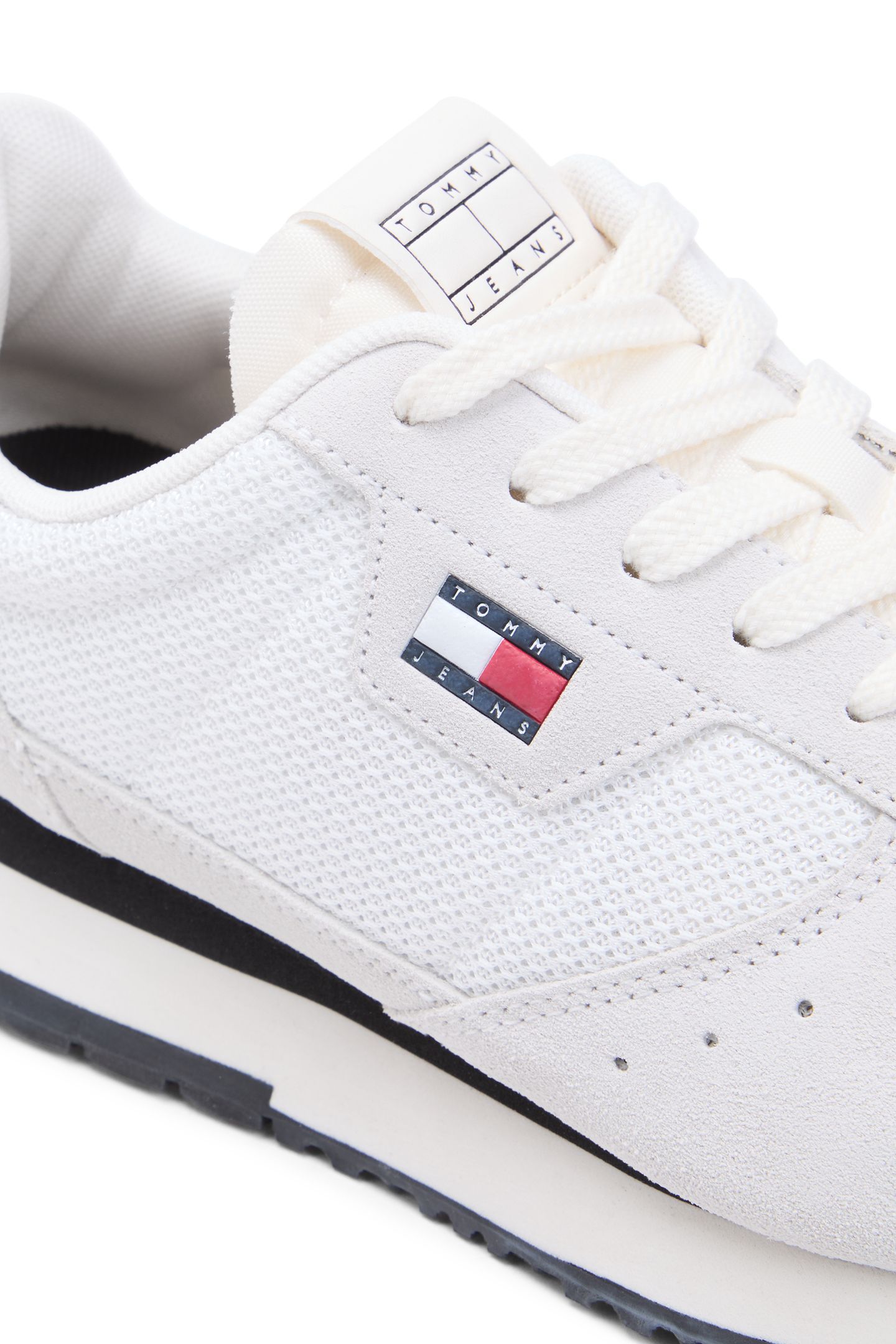 TJM EVA RUNNER LEATHER SHOES ECRU/BLACK 3