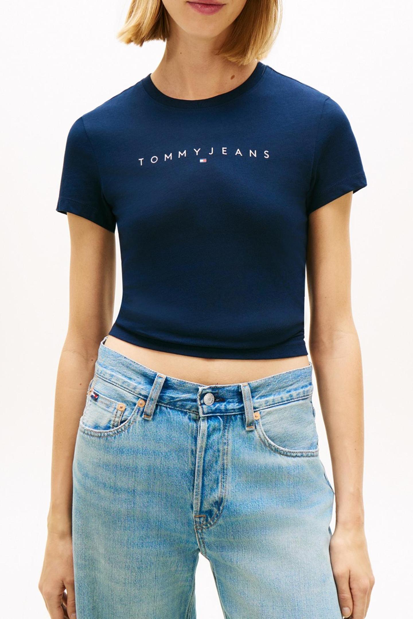 TJW SLIM LINEAR TEE DARK NIGHT NAVY 1