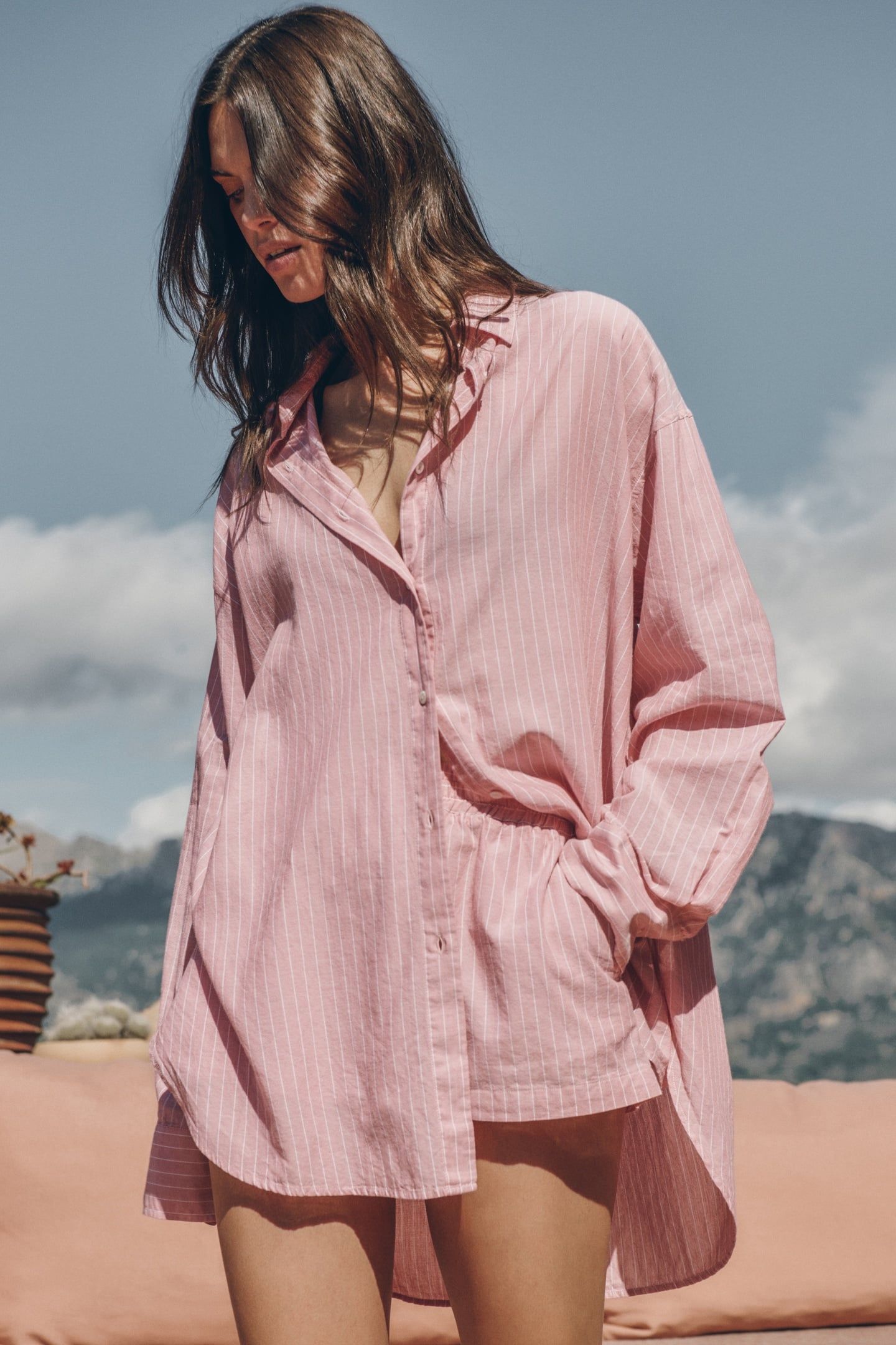 THE PINK STRIPED SHORTS 1