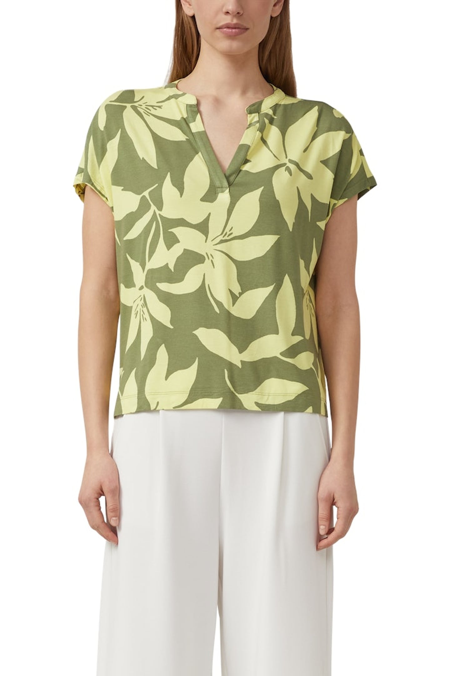S.OLIVER T-SHIRTS DARK GREEN 1