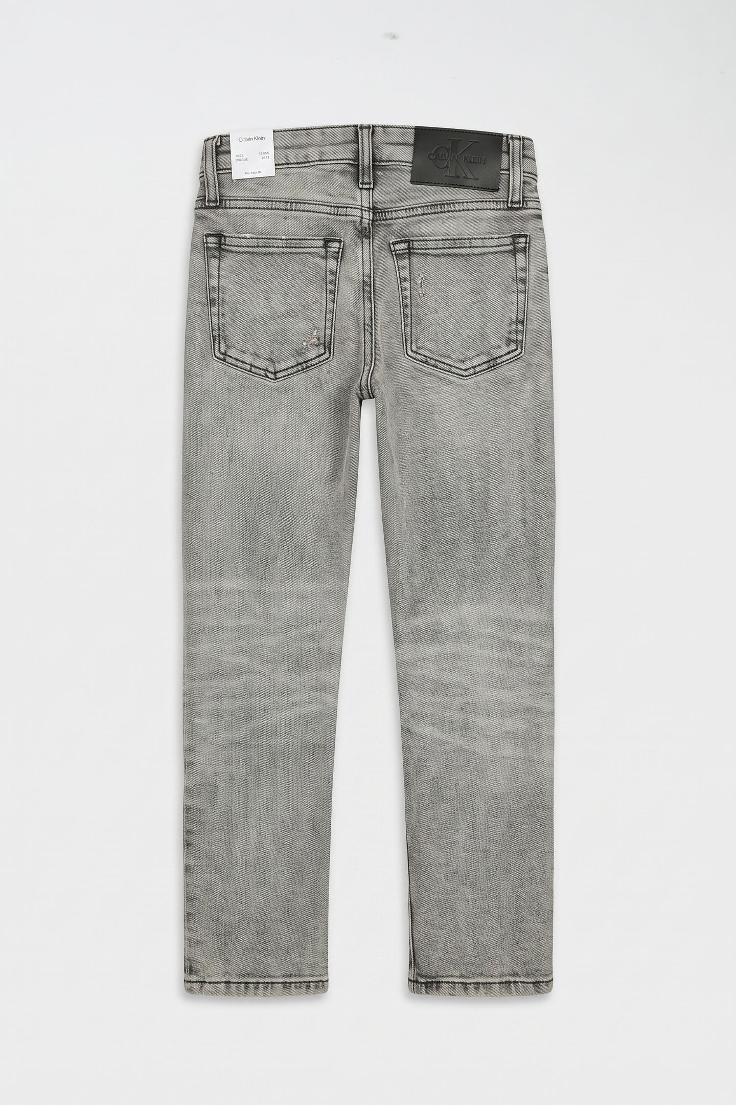 BOYS REGULAR STRAIGHT JEAN STONE GREY WASH 3