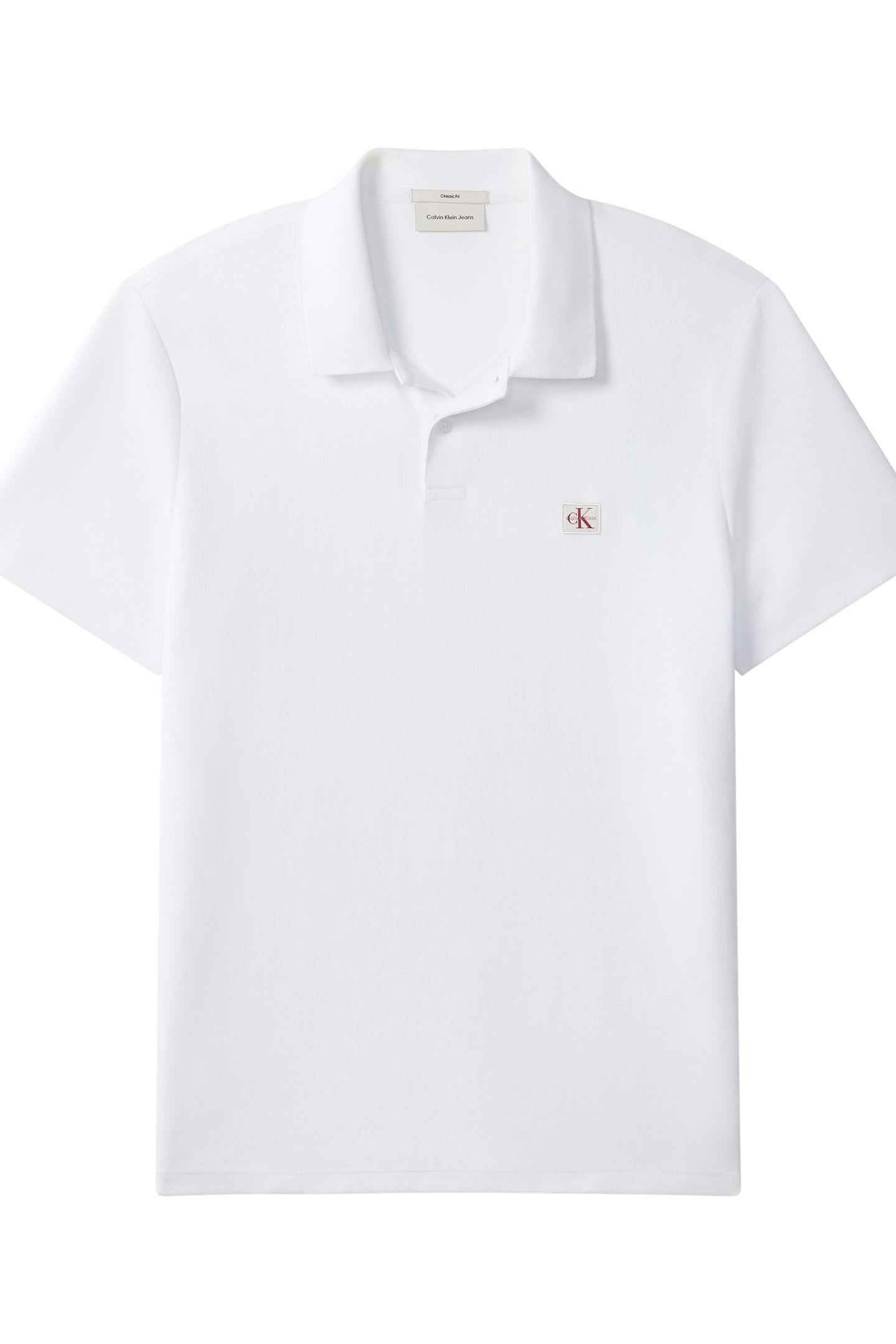 SHORT SLEEVE MICRO WAFFLE CLASSIC TEE BRIGHT WHITE 3