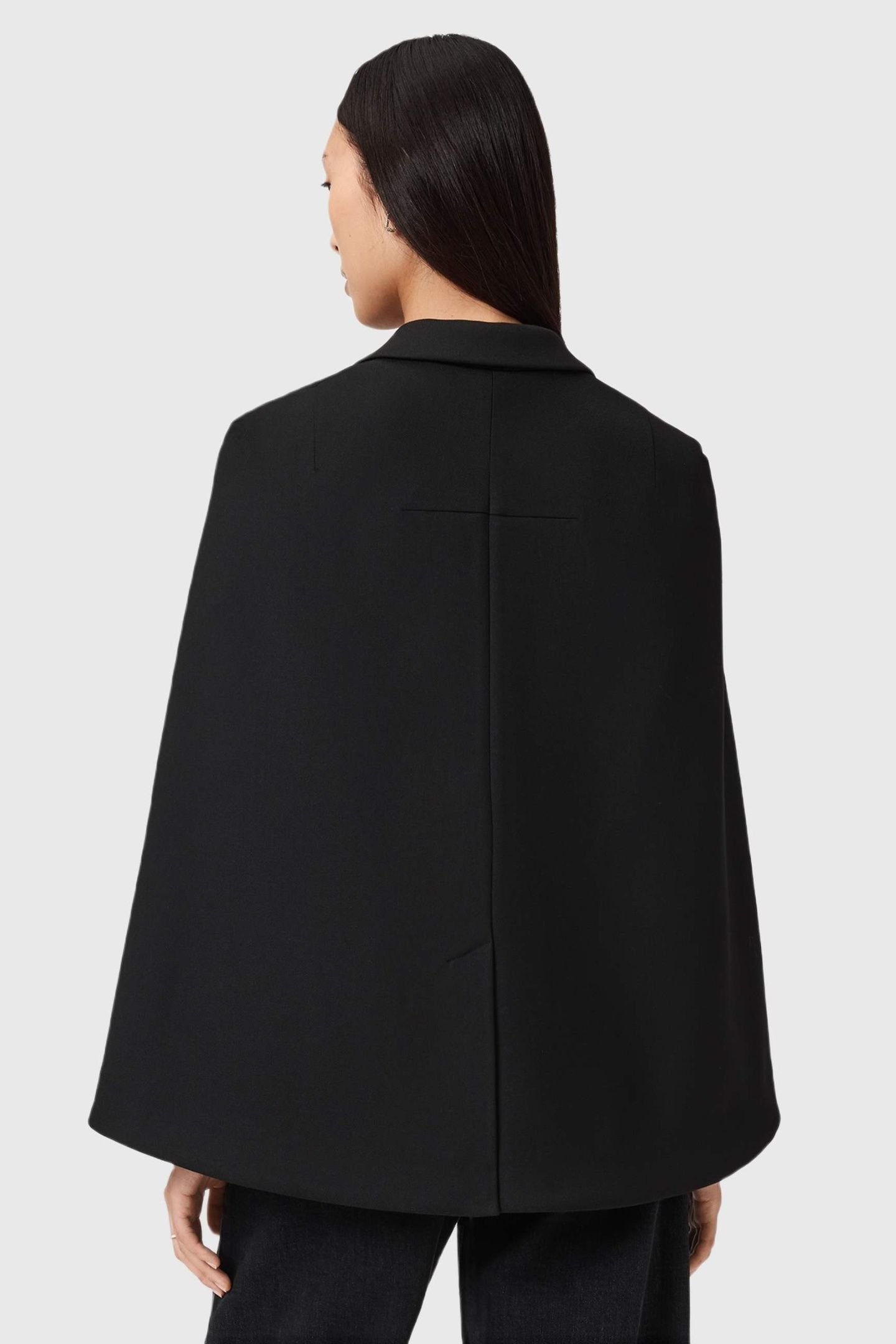LUNA CAPE BLAZER BLACK 5