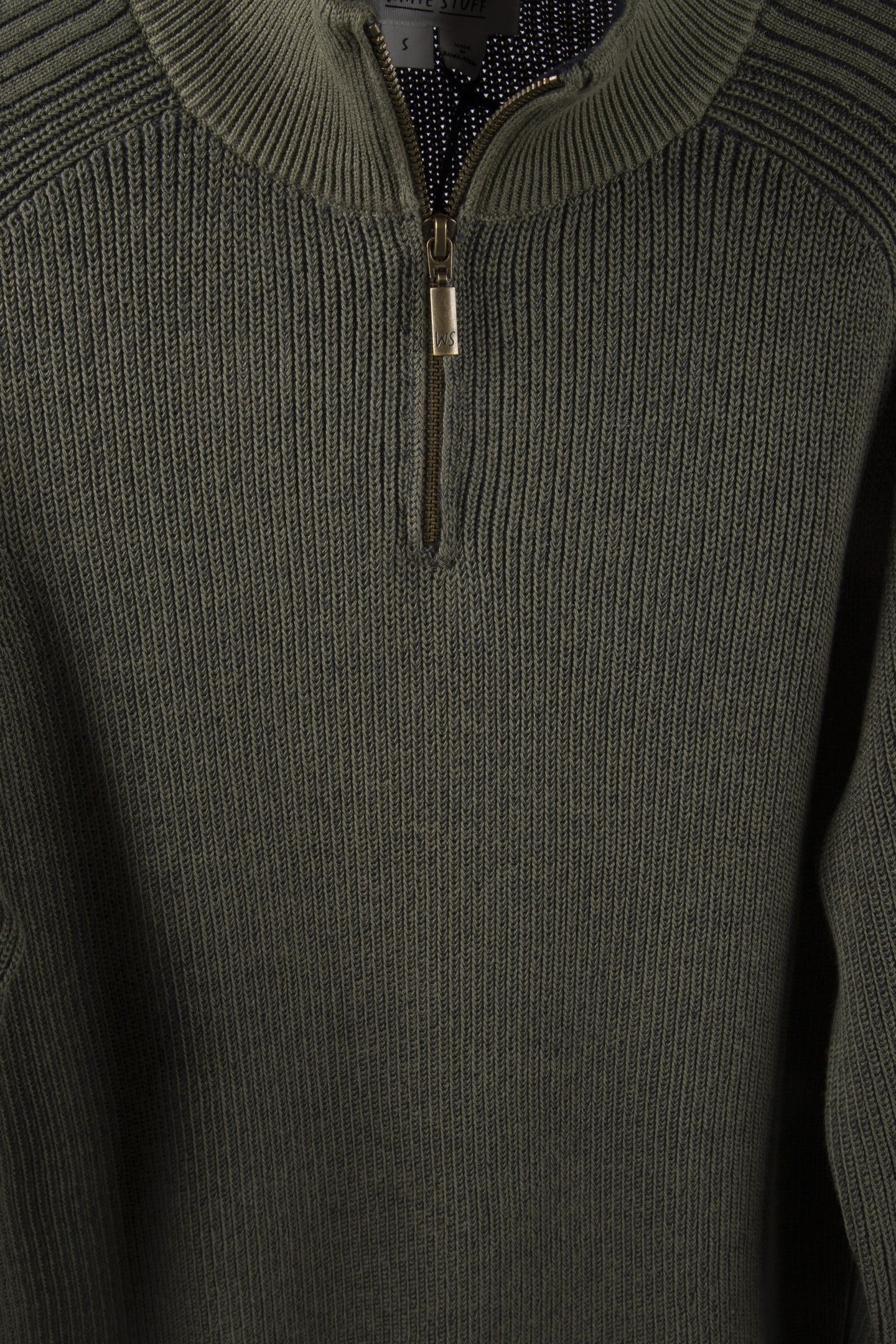 PENTIRE HALF ZIP KHAKI GREEN 4