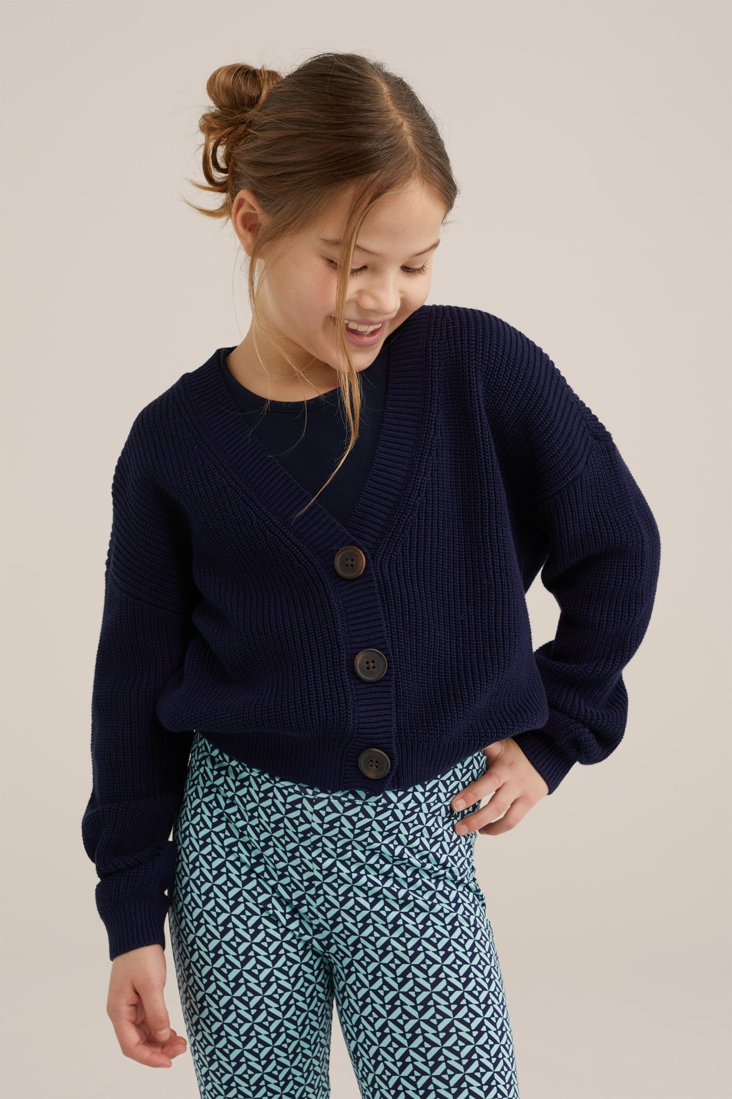 CARDIGAN DARK BLUE 1