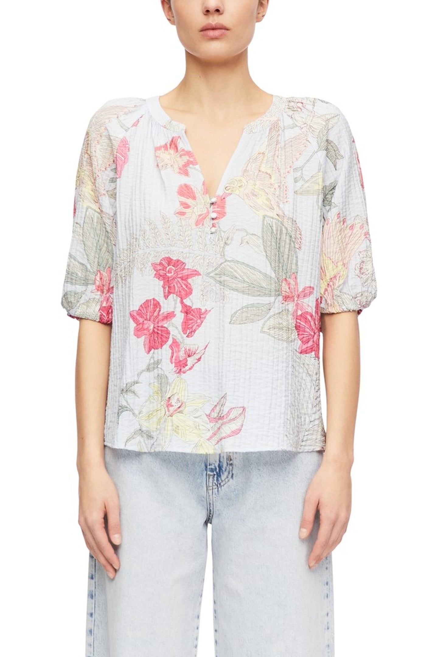 COMMA BLOUSES BLUE 1