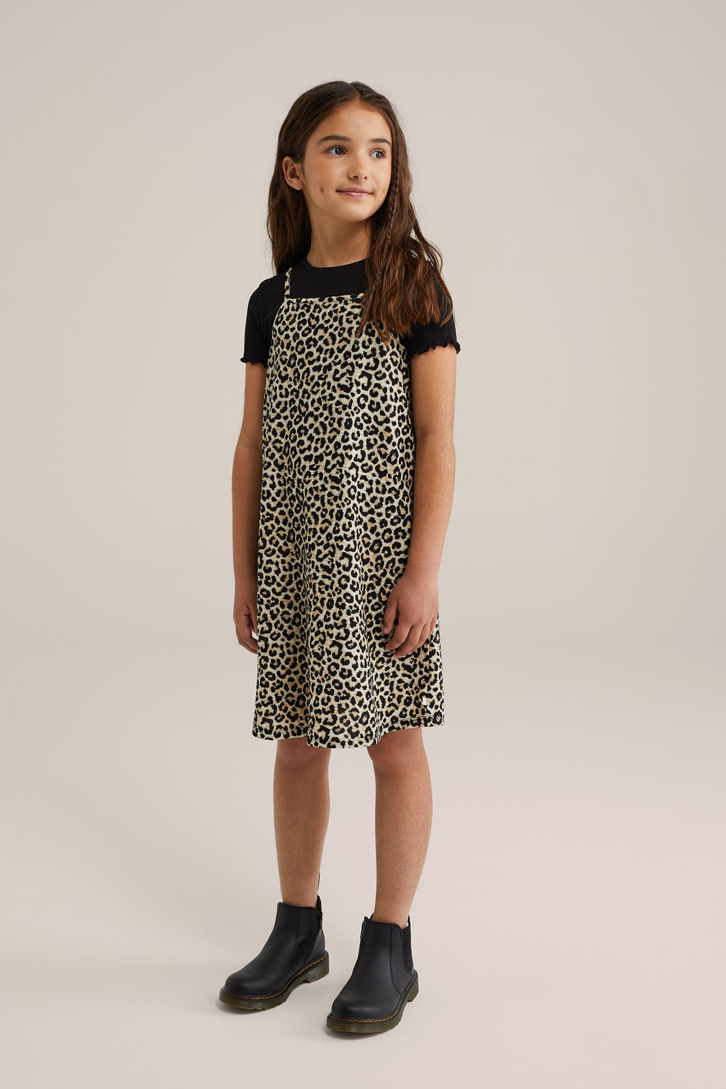 DRESS MID LENGTH BEIGE 1