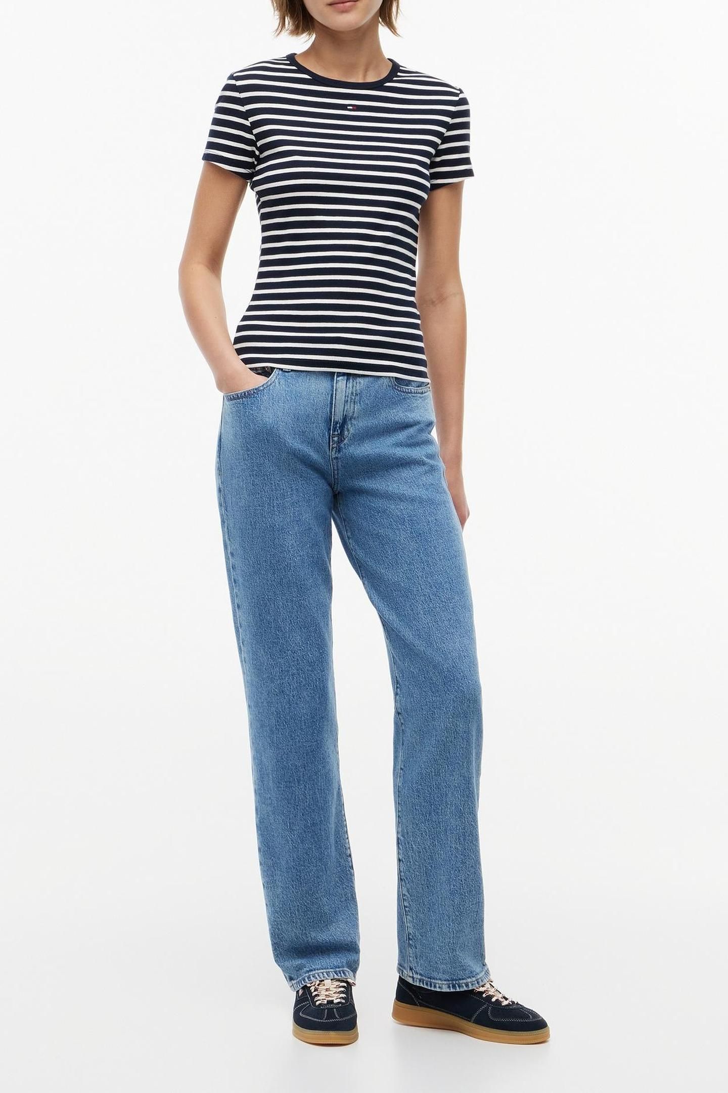SLIM ESSENTIAL DARK NIGHT NAVY/STRIPE 4