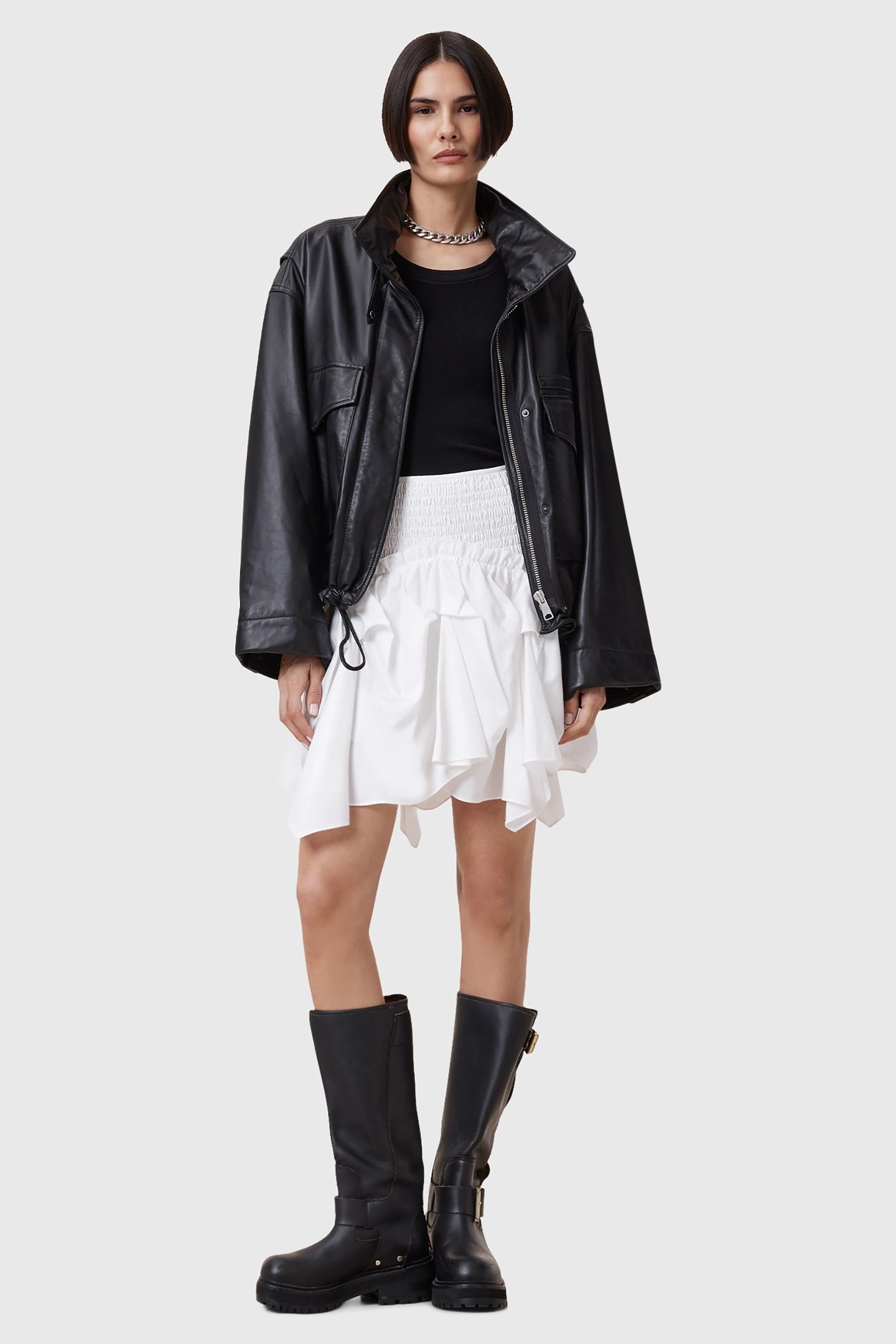 PALMER SKIRT CHALK WHITE 2
