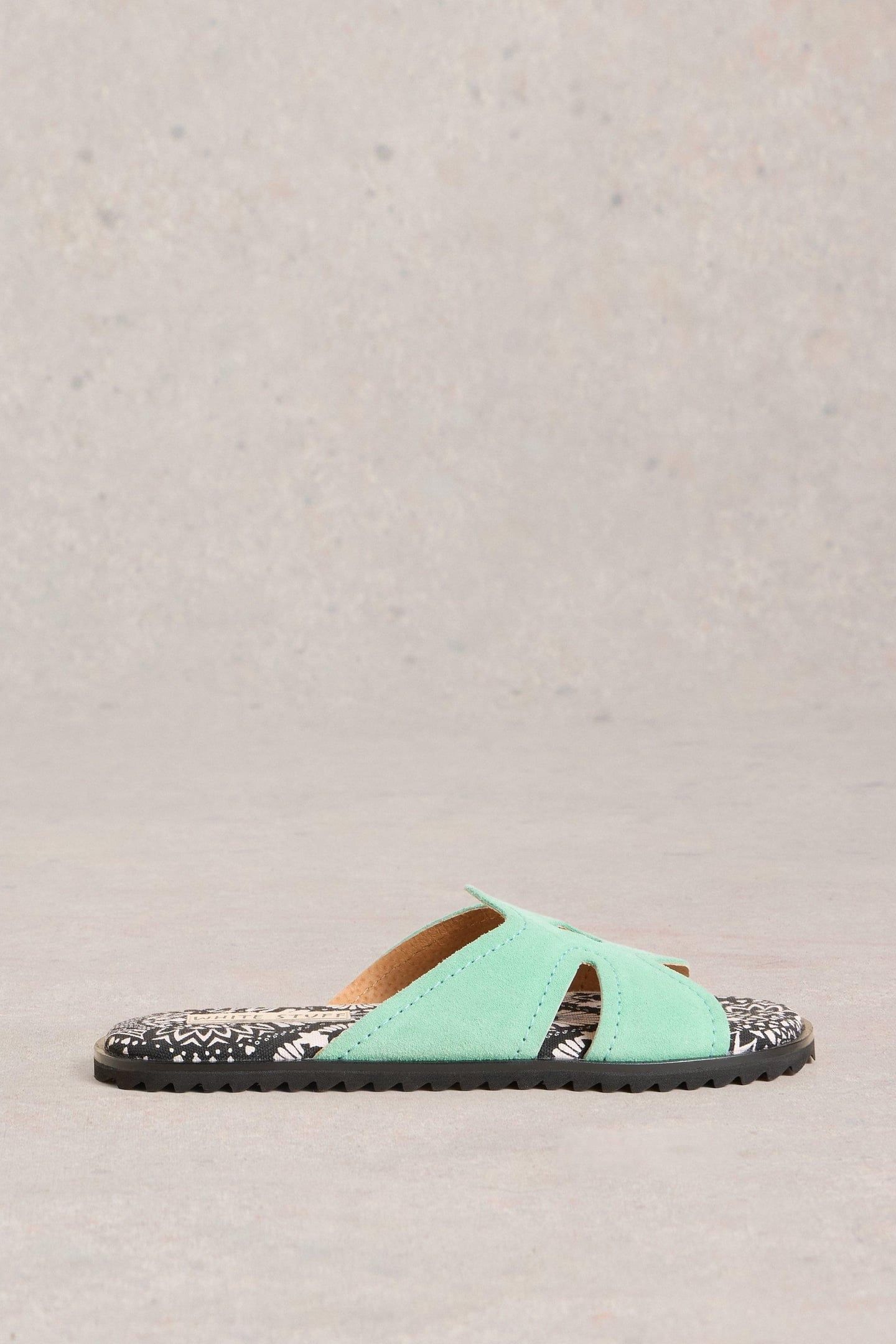 FLORAL FLIP FLOP SANDAL BRIGHT BLUE 1