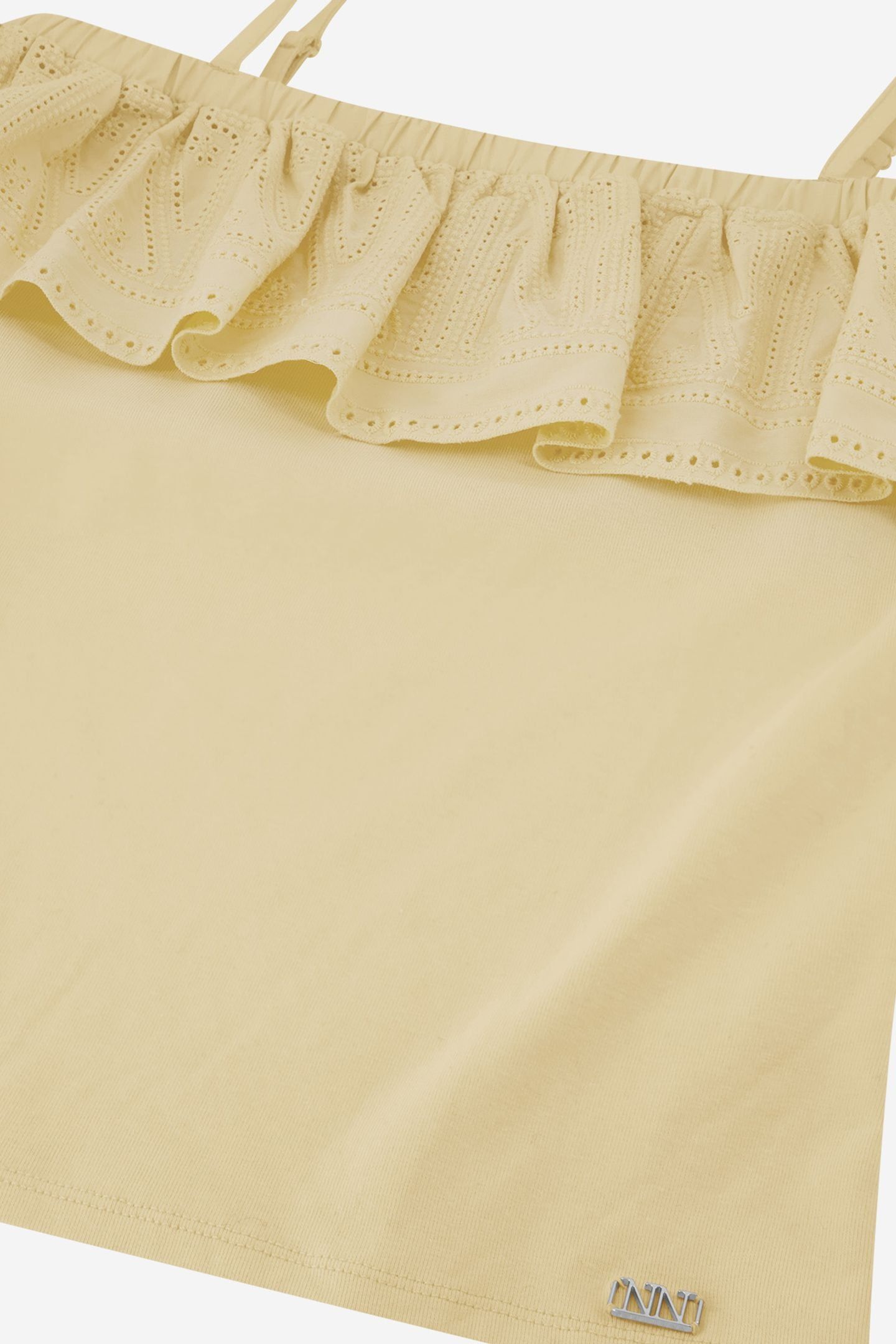 SHANTIE RUFFLE TOP SOFT YELLOW 5
