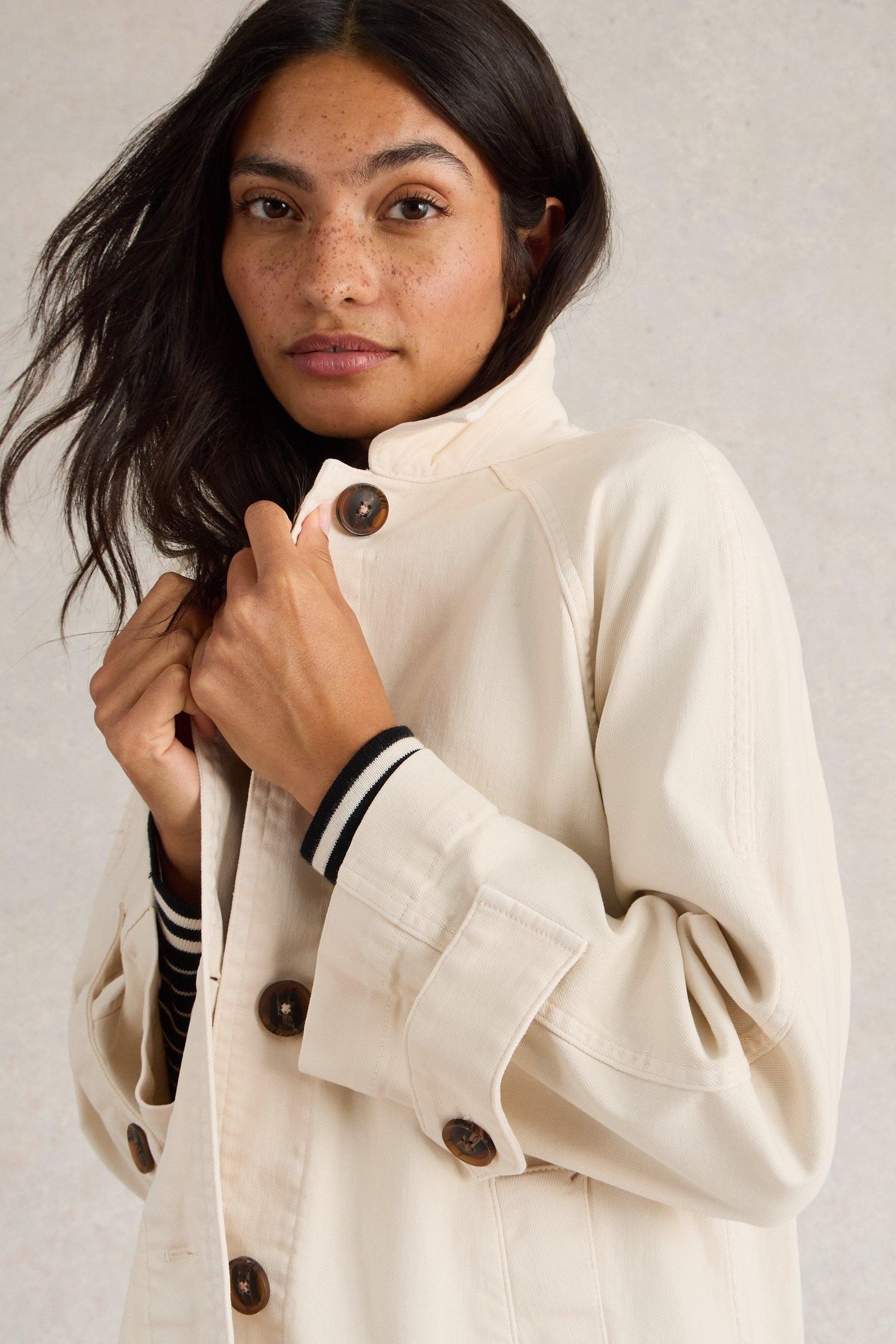 OAKLEIGH DENIM COAT LIGHT NATURAL 7