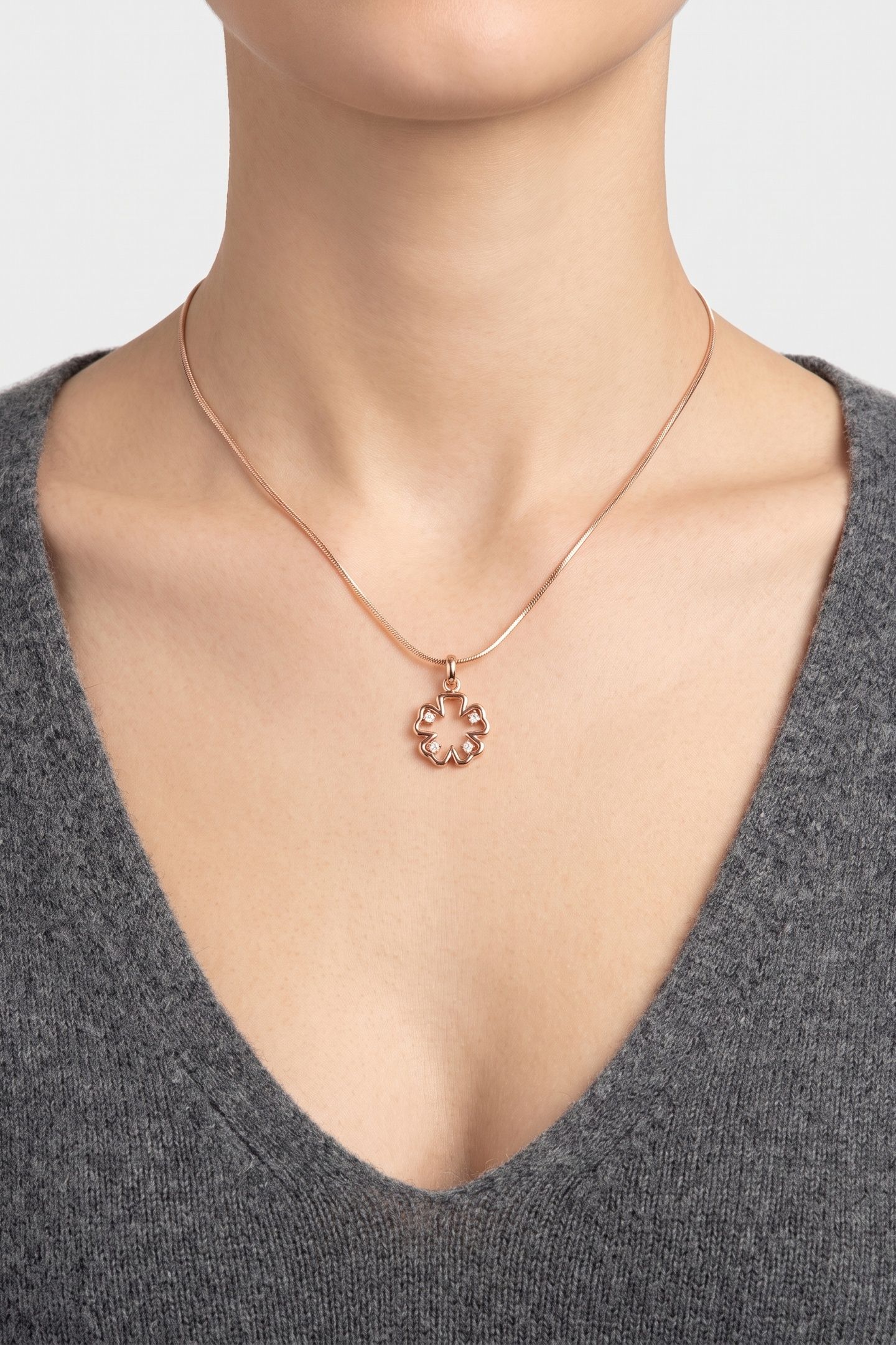 JEWELRY BOX HIBISCUS SET ROSEGOLD 2