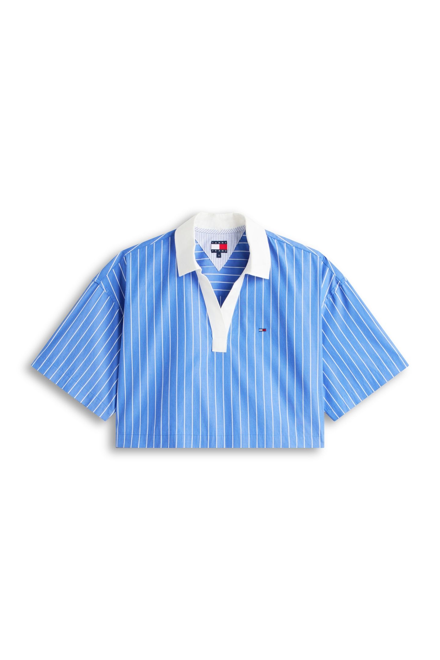 RELAXED POP OVER SHIRT EMPIRE BLUE/STRIPE 4