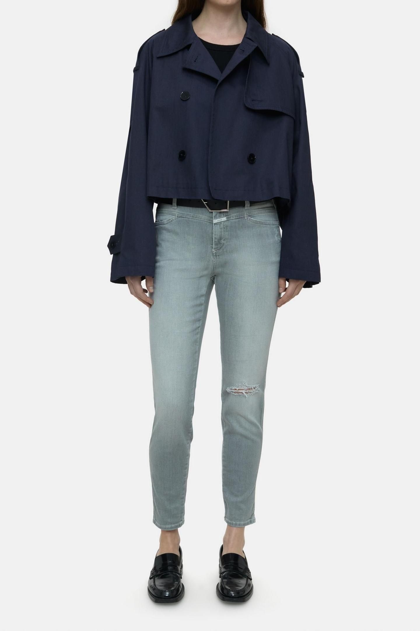 SKINNY PUSHER JEANS LIGHT GREY 1