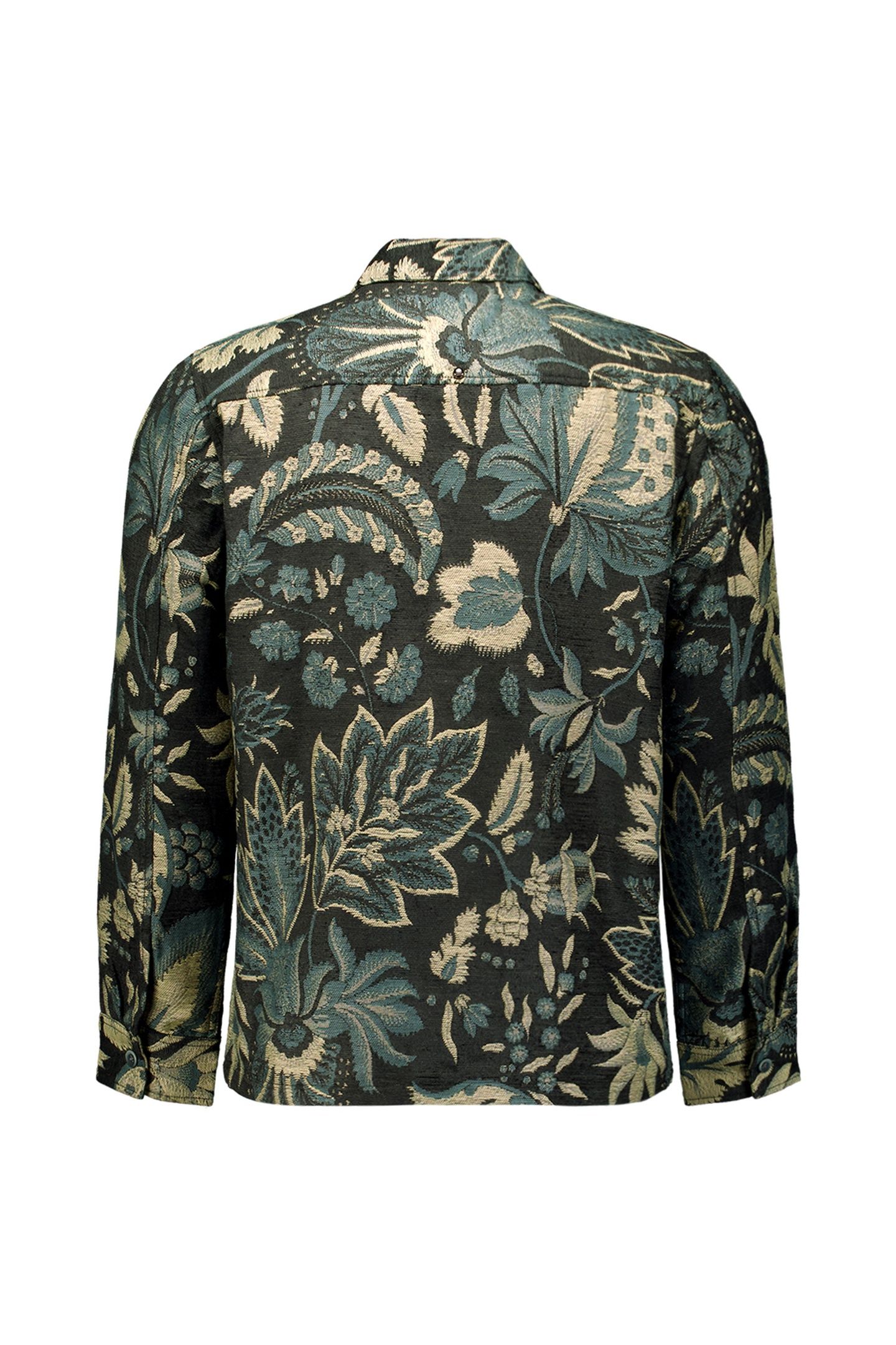 OVERSHIRT BUTTONS JACQUARD BLACK 5