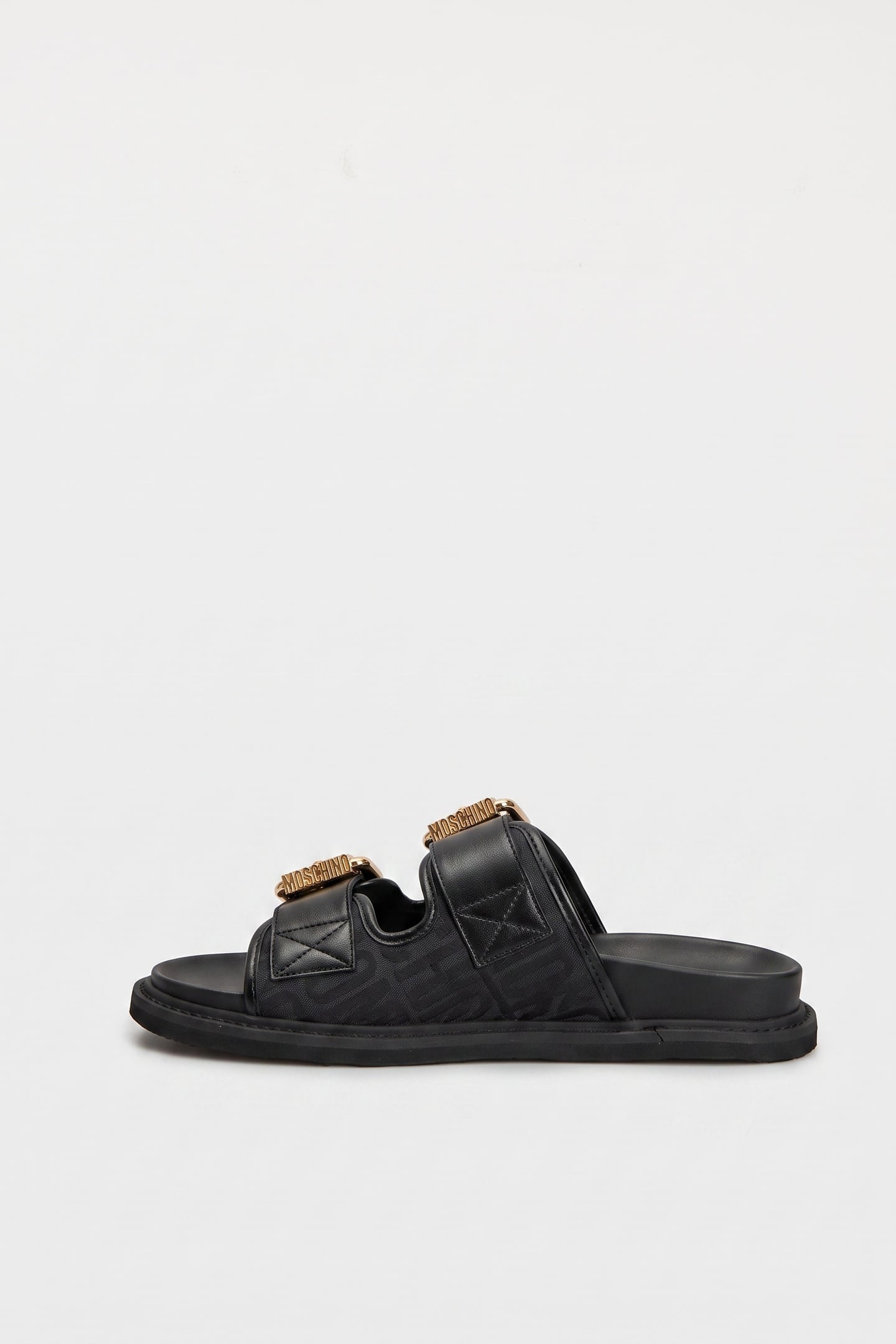 CALFSKIN SANDALS BLACK 2