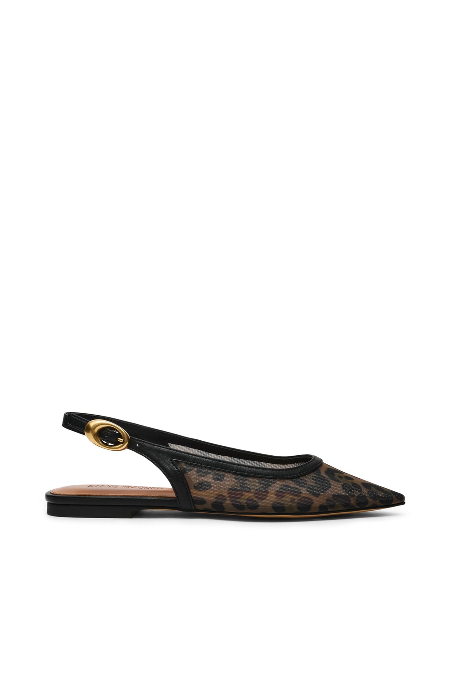 OTTIE FLAT SHOES BLACK/LEOPARD 1