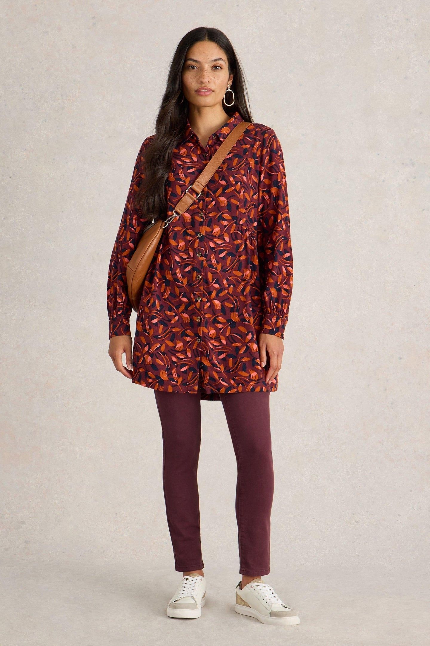 JANEY JEGGING DARK PLUM 1