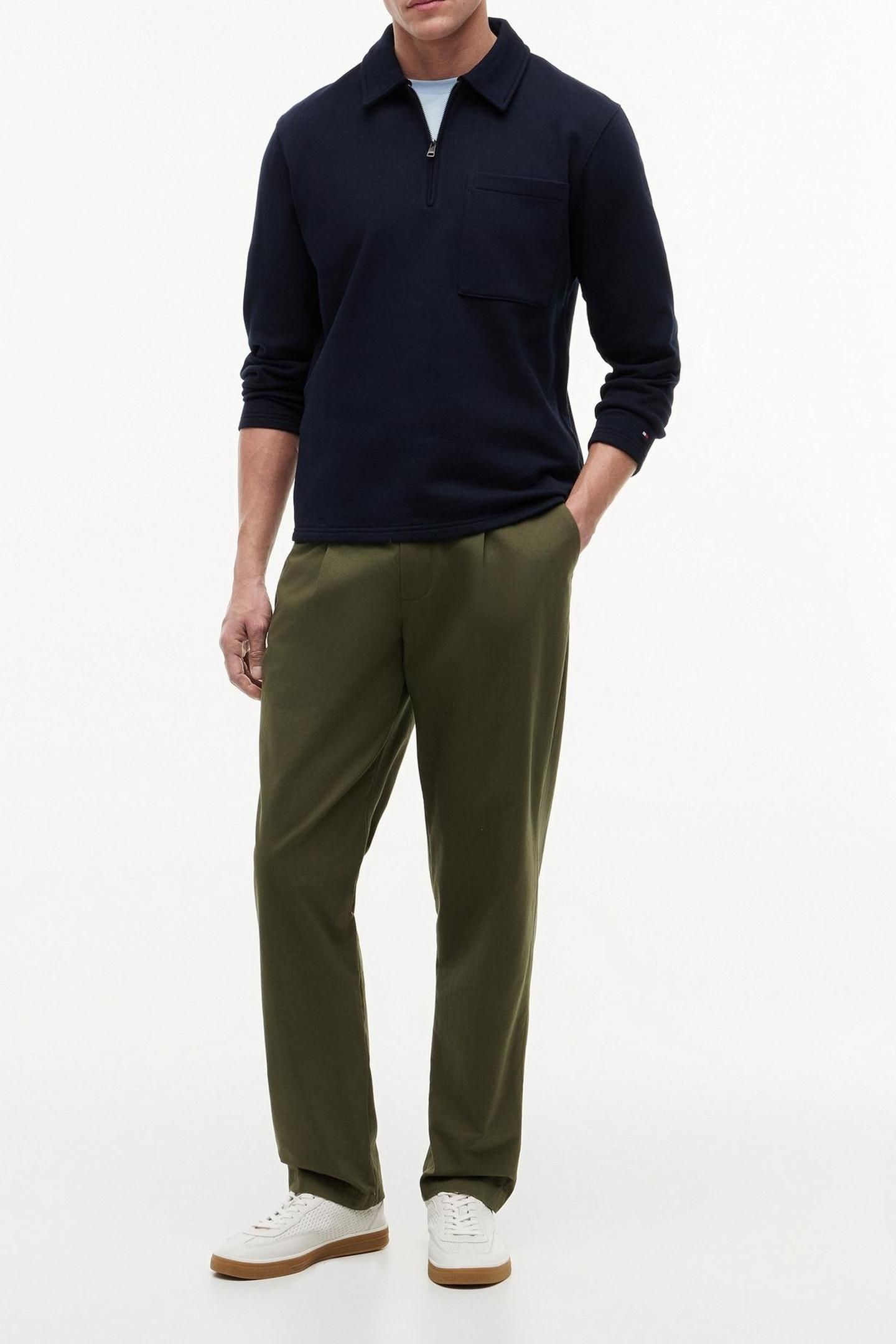 ESSENTIAL TERRY QUARTER-ZIP DESERT SKY 3