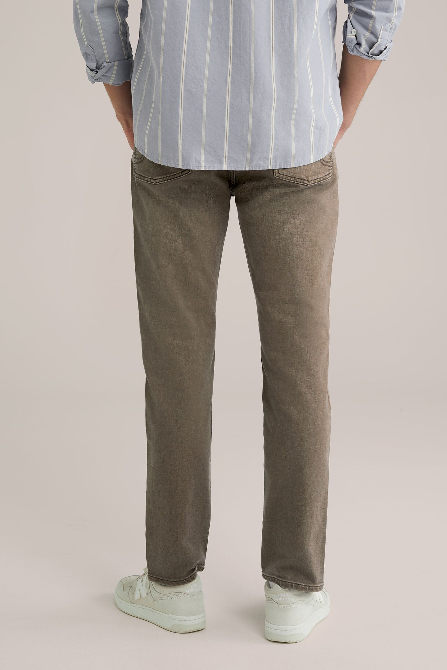 5-POCKET MID WAIST BROWN 3
