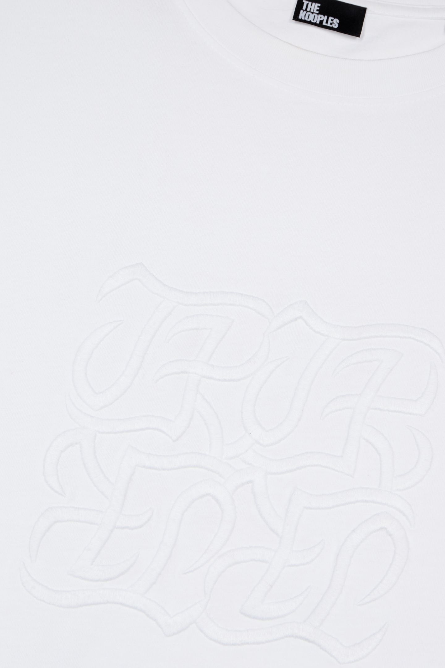 SHORT-SLEEVED T-SHIRT WITH TK CHEST EMBROIDERY WHITE 6