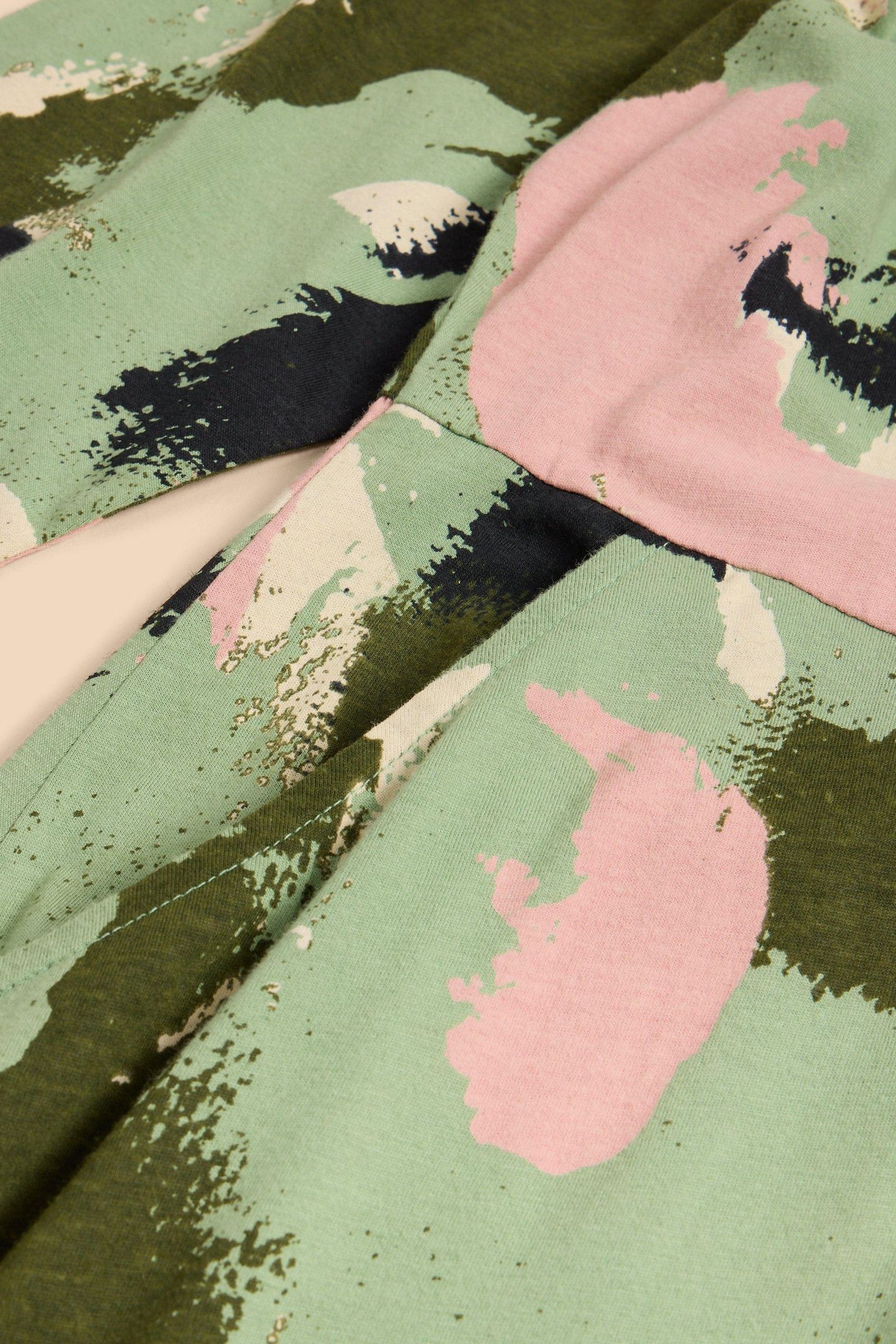 ADA JERSEY SHIRT DRESS GREEN MULTI 7