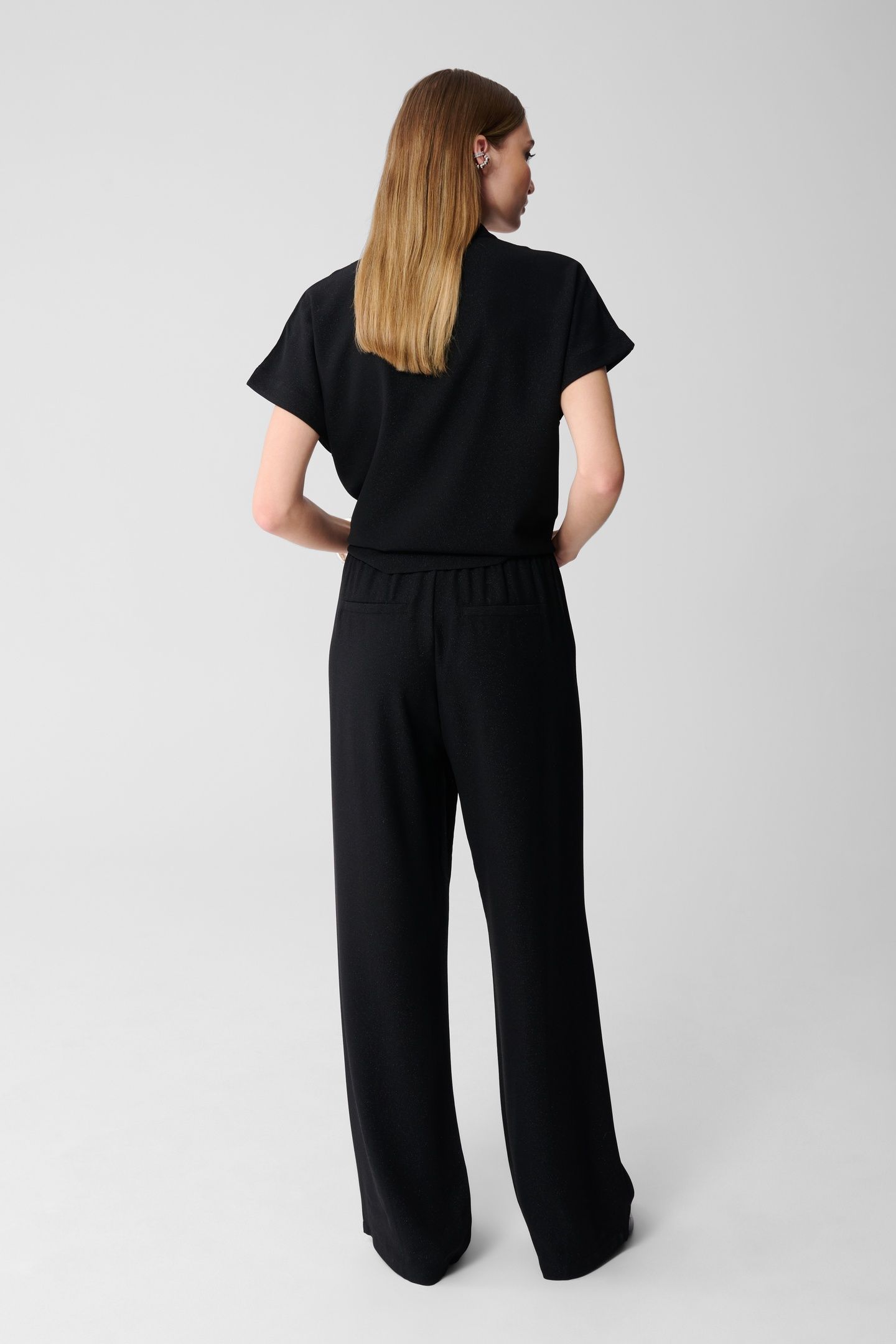 LA-SBGLITTER WIDE LEG BLACK 2