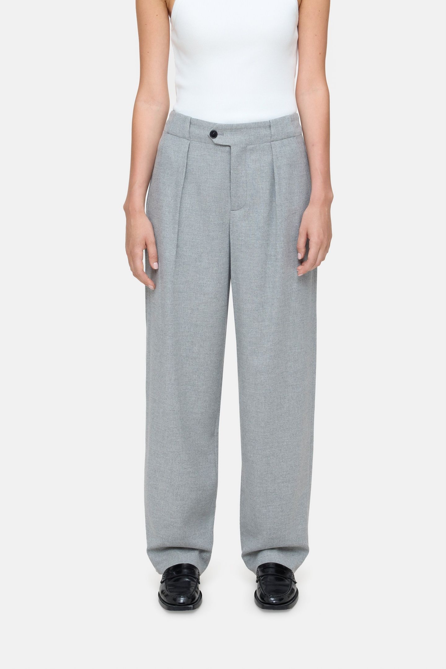 MAWSON PANTS LIGHT GREY MELANGE 1