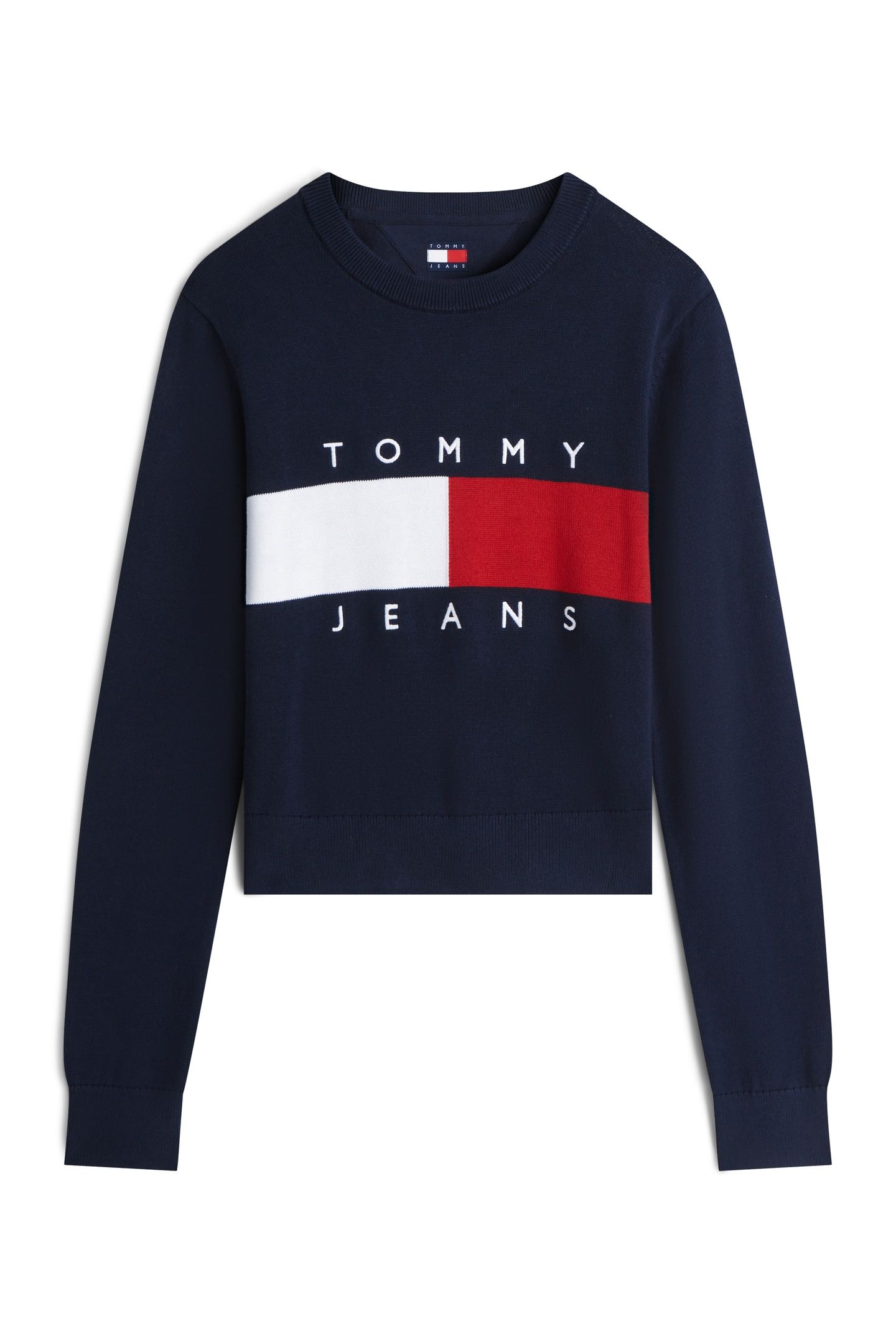 FLAG CREW NECK DARK NIGHT NAVY 4