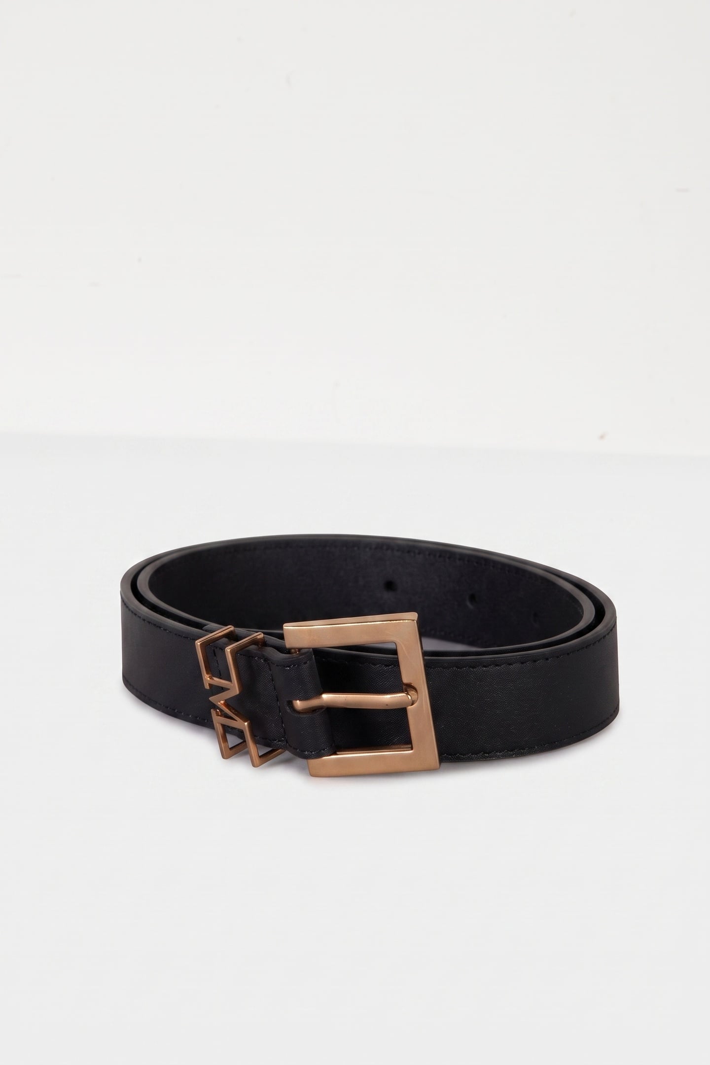 LOGO BELT JET BLACK A996 1