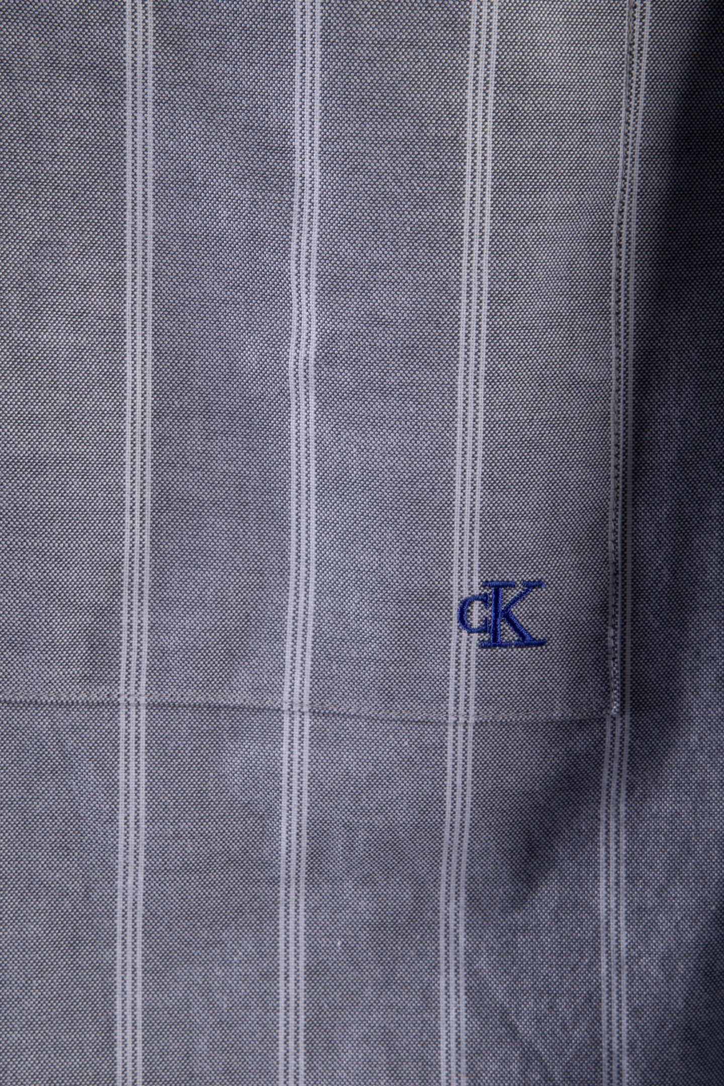 LS STRIPE OXFORD SHIRT HARLEM NIGHT BLUE 4