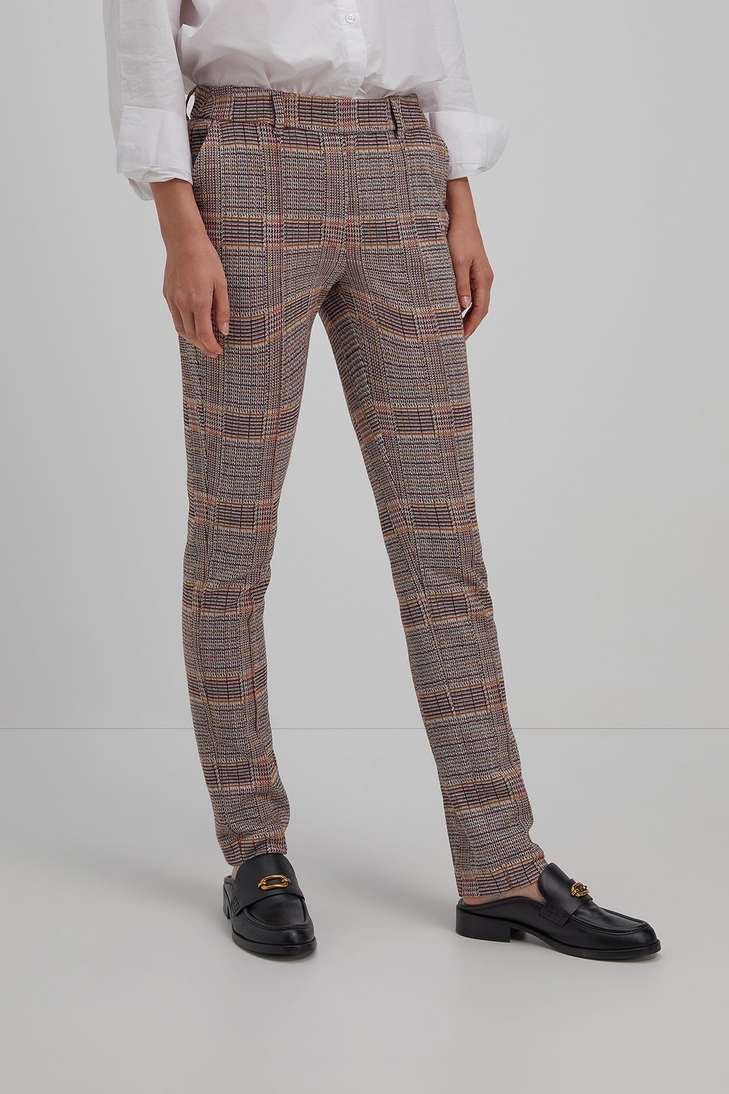 TAO PANTS MULTI COLOUR DARK CHECK 1