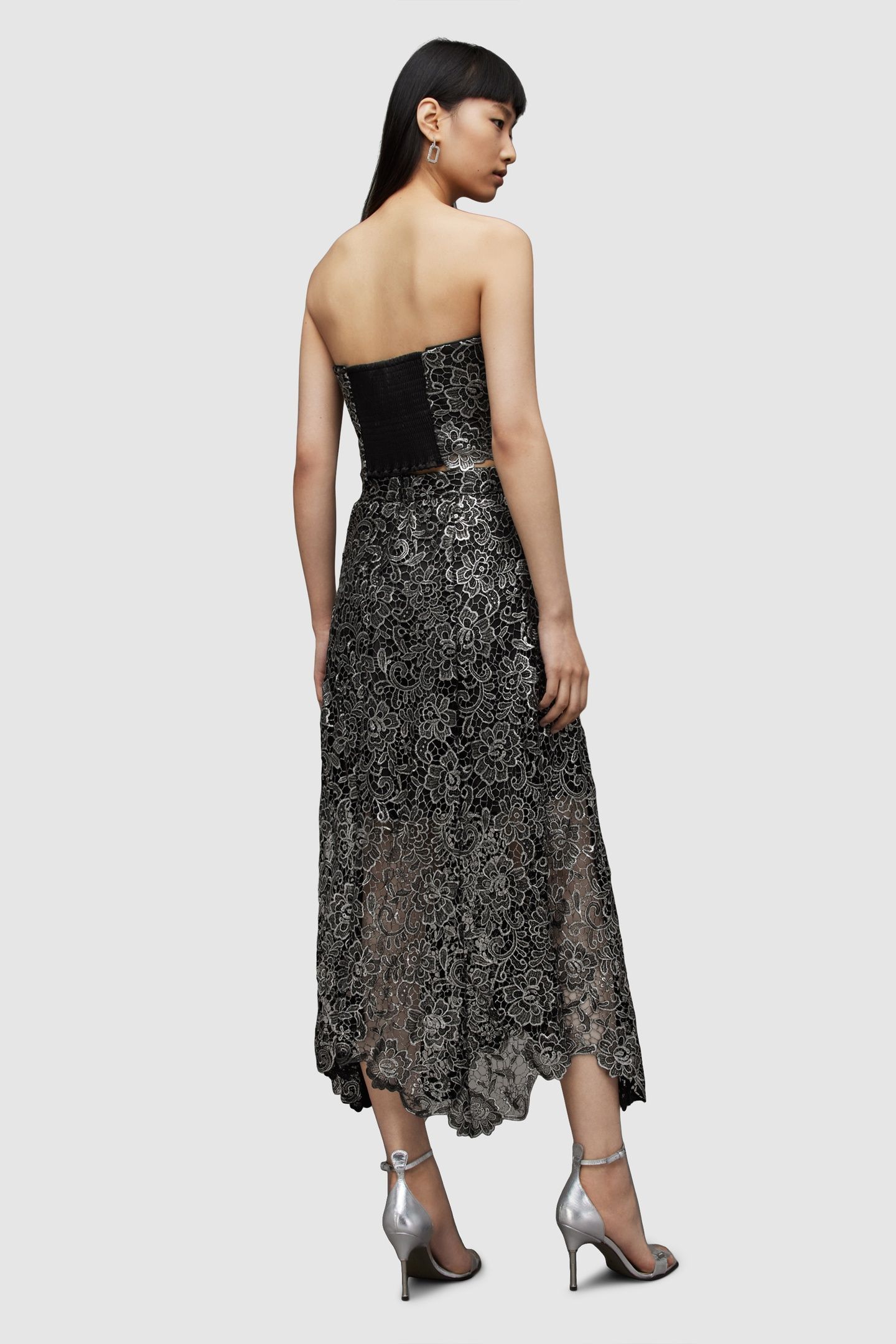 CAMILA SKIRT GUNMETAL GREY 7