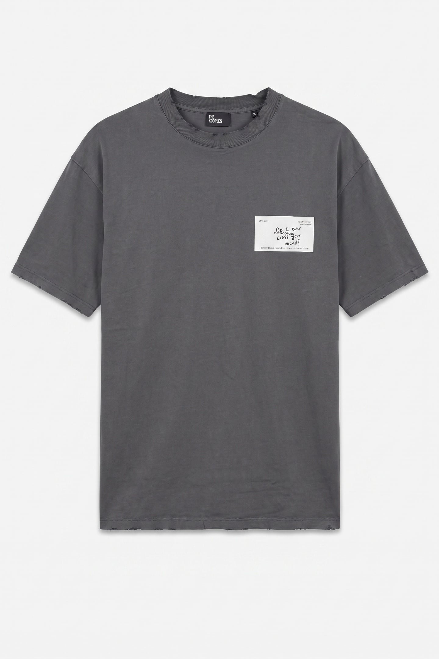 SHORT-SLEEVED T-SHIRT WITH PRINT DARK BLUE 3