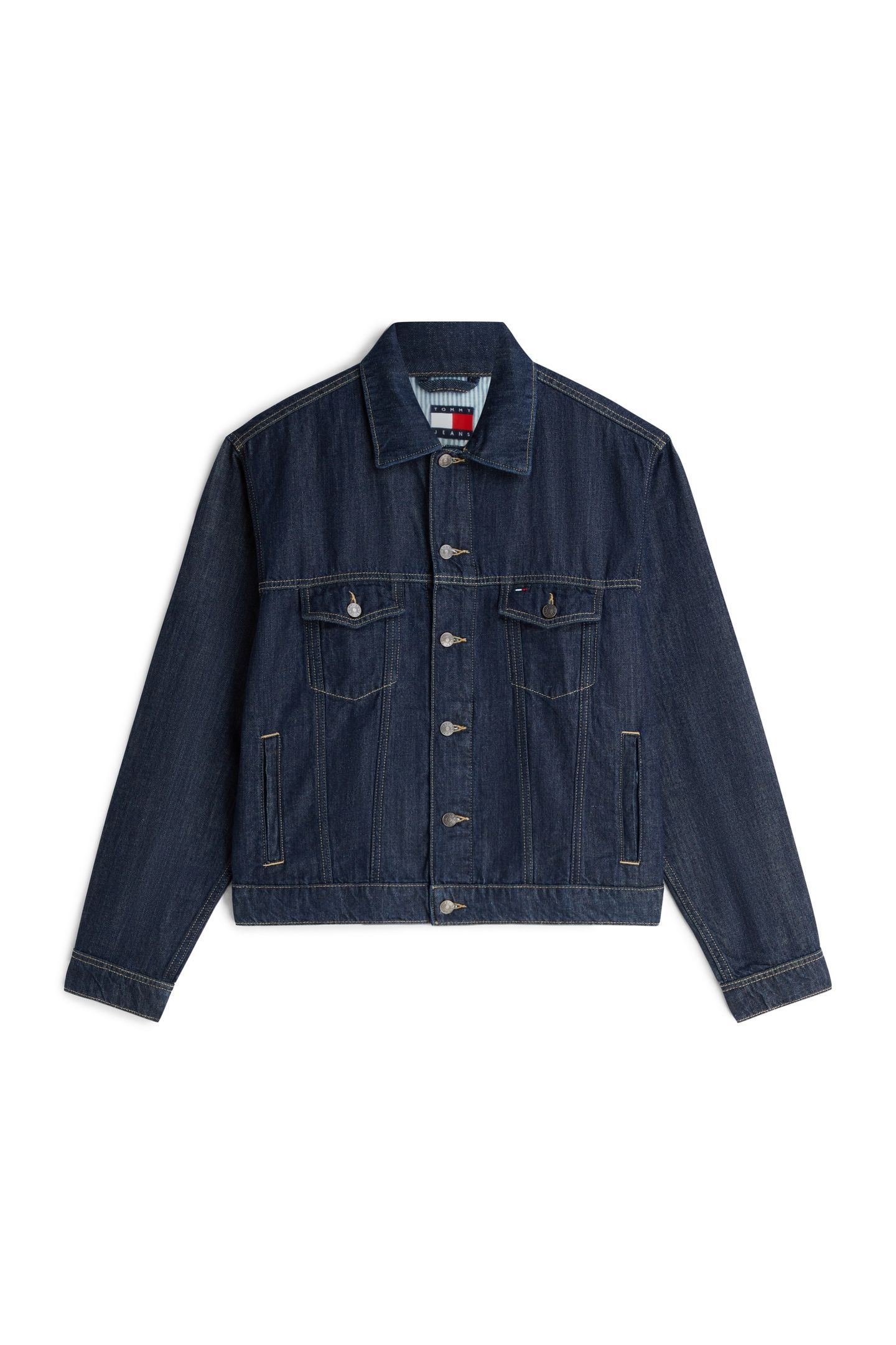 JAIMIE RELAXED TRUCKER JACKET DENIM DARK 4