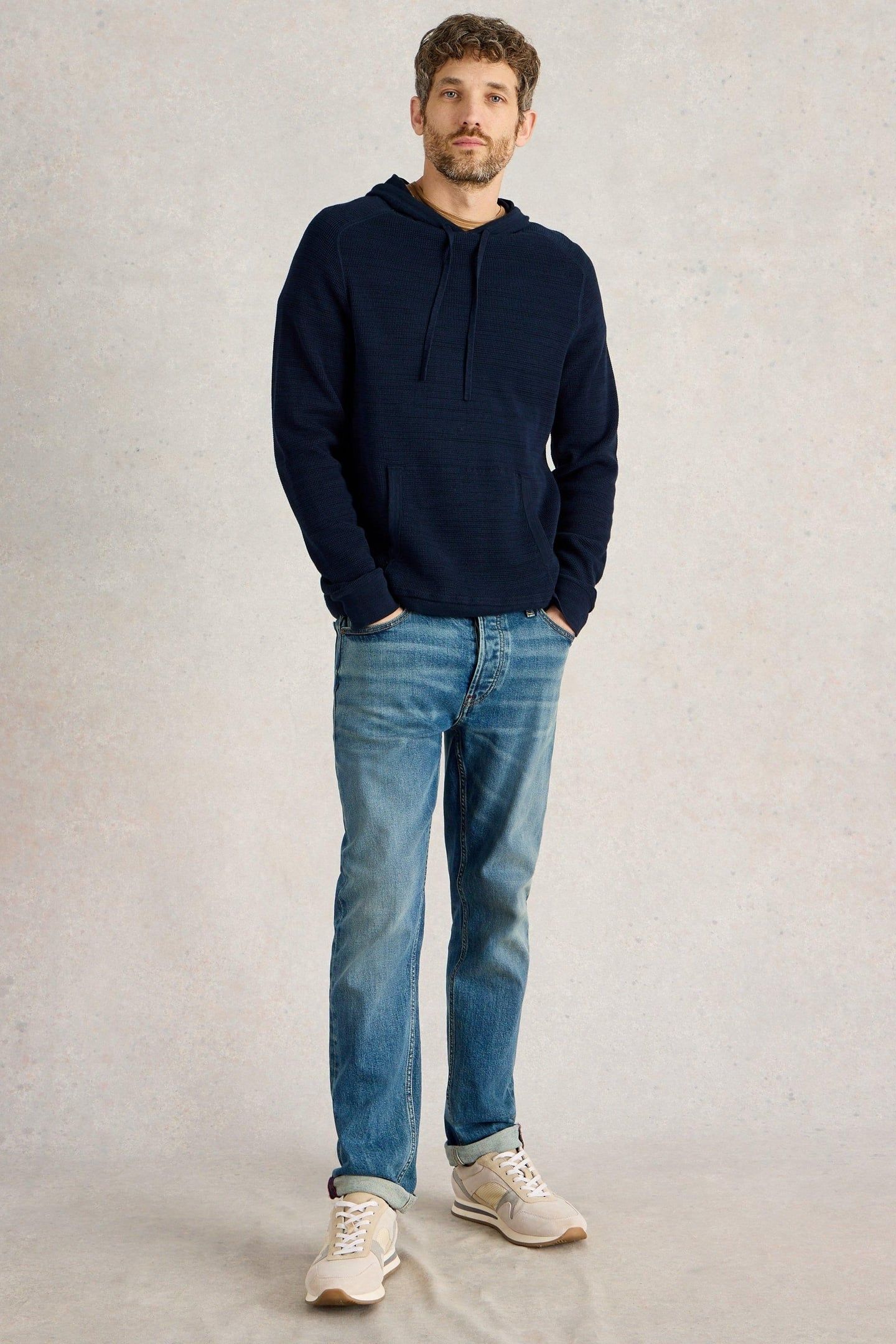 ATTADALE HOODED JUMPER DARK NAVY 1