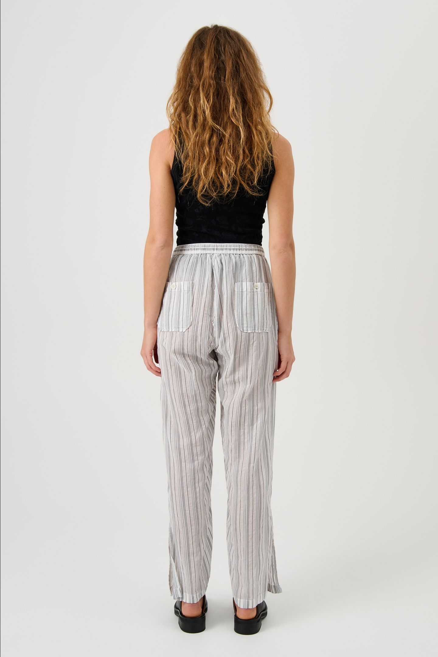 ROBERTA PANTS BLACK STRIPE 1