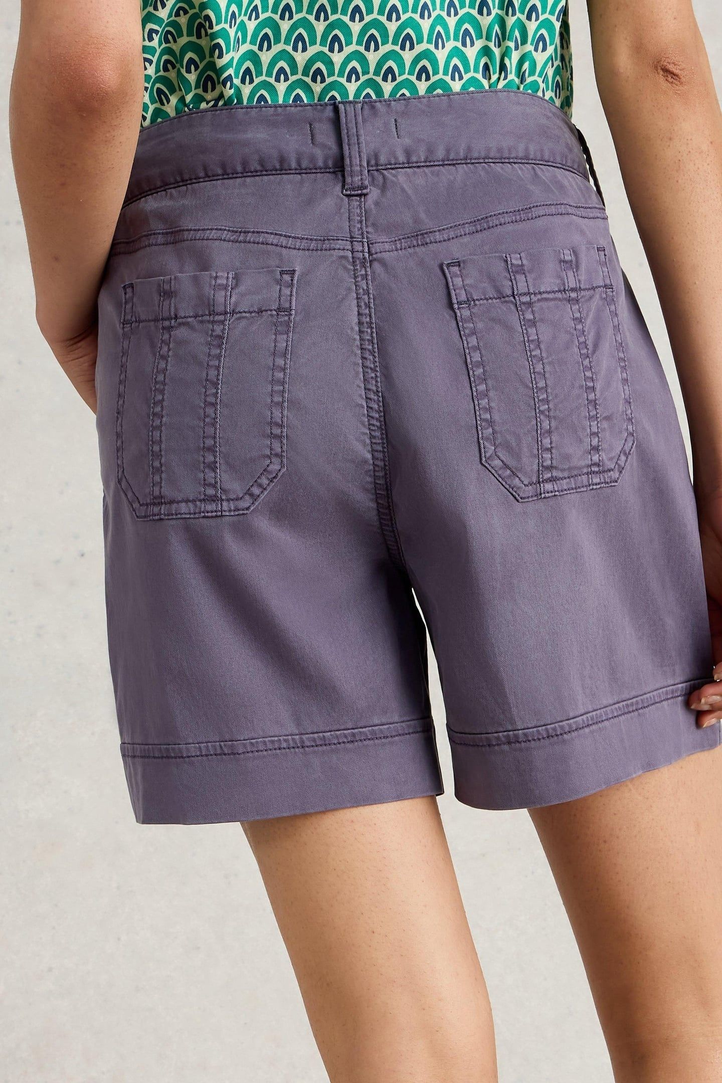 MOLLIE COMBAT SHORT MID PURPLE 3