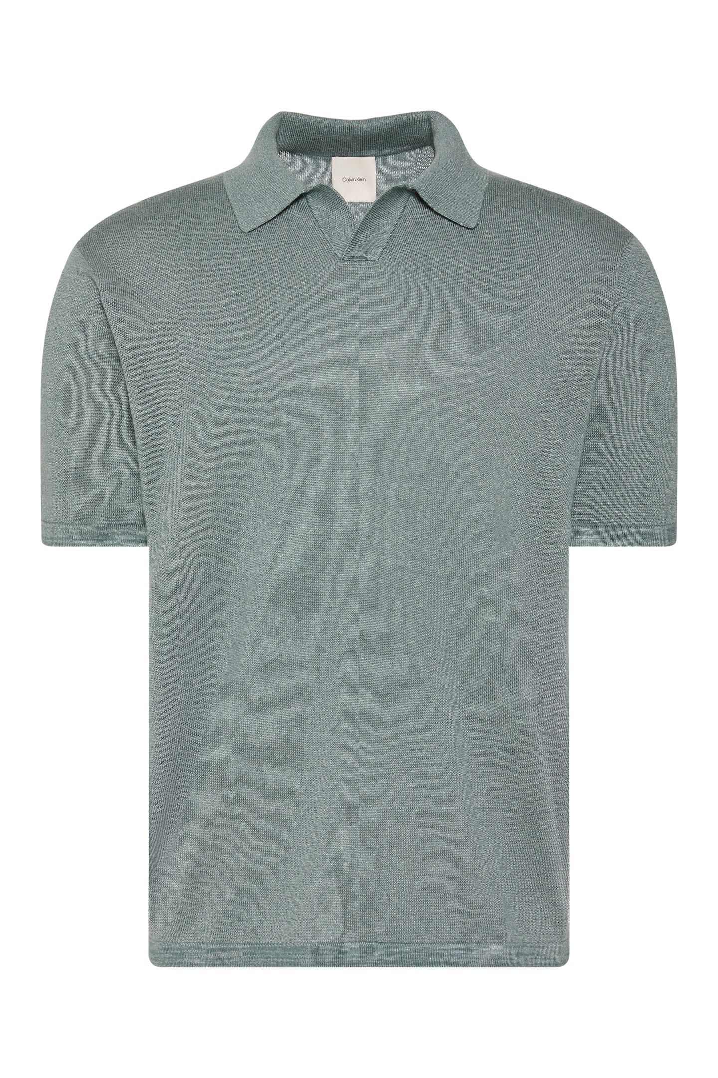 SS LINEN BLEND JOHNNY SWEATER FROSTED SPRUCE 3